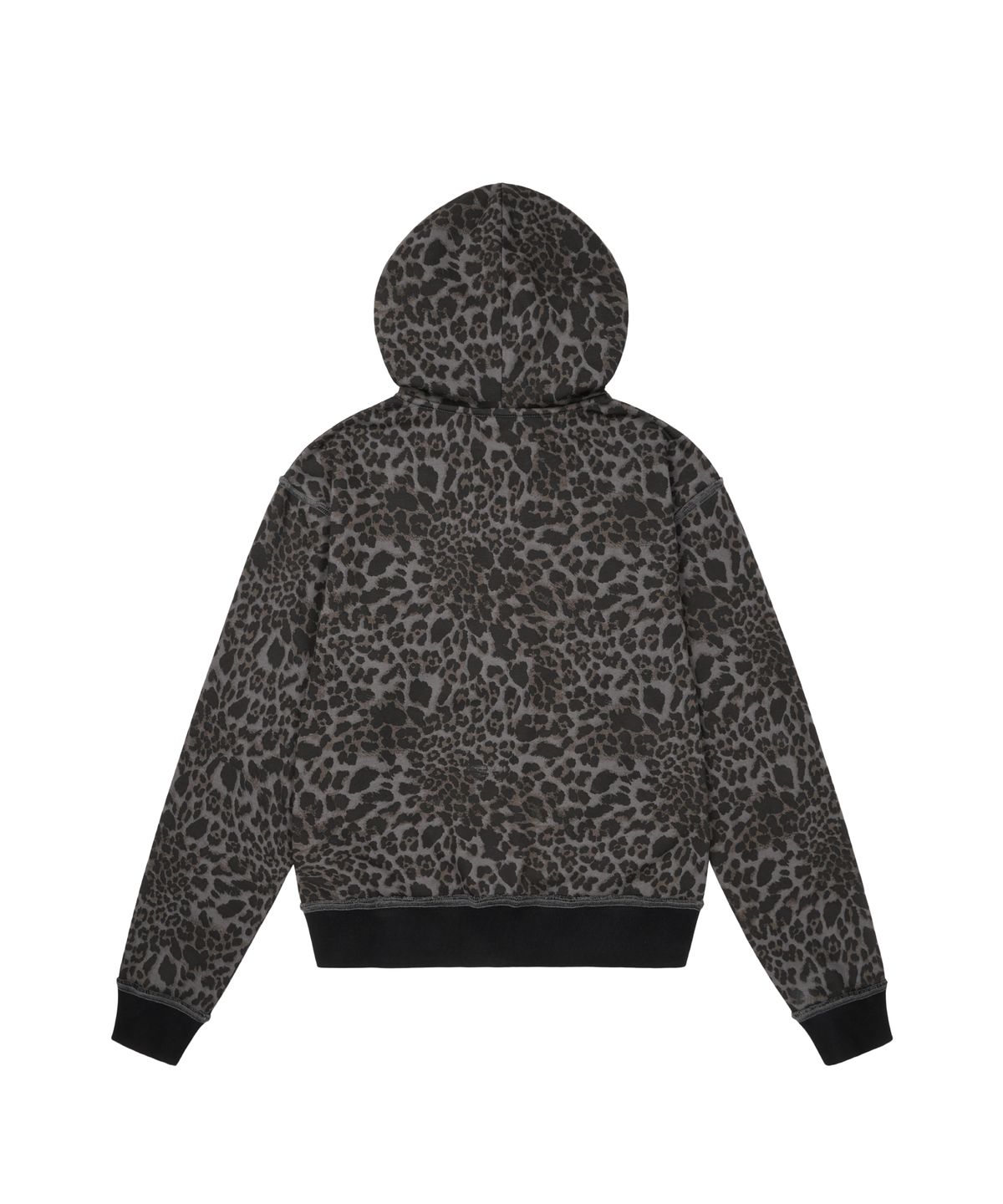 아캄(AAKAM) AKM CROS2 Leopard Zip-Up Hoodie (Charcoal)