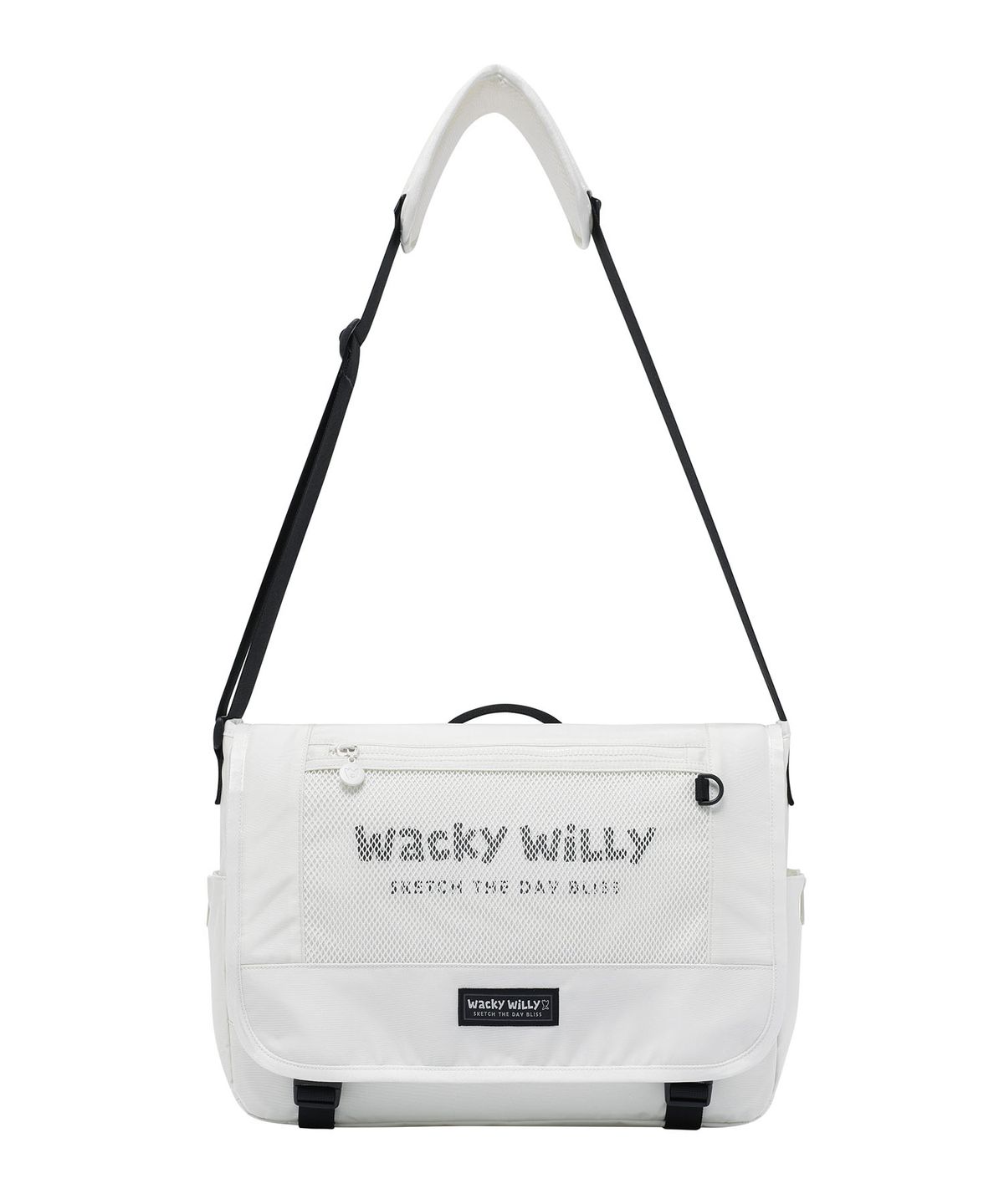 와키윌리(WACKY WILLY) [26SS] 플라이트 V2 메신저백 아이보리