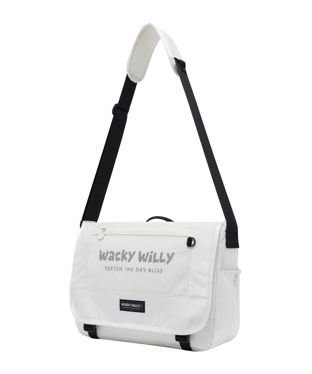 와키윌리(WACKY WILLY) [26SS] 플라이트 V2 메신저백 아이보리