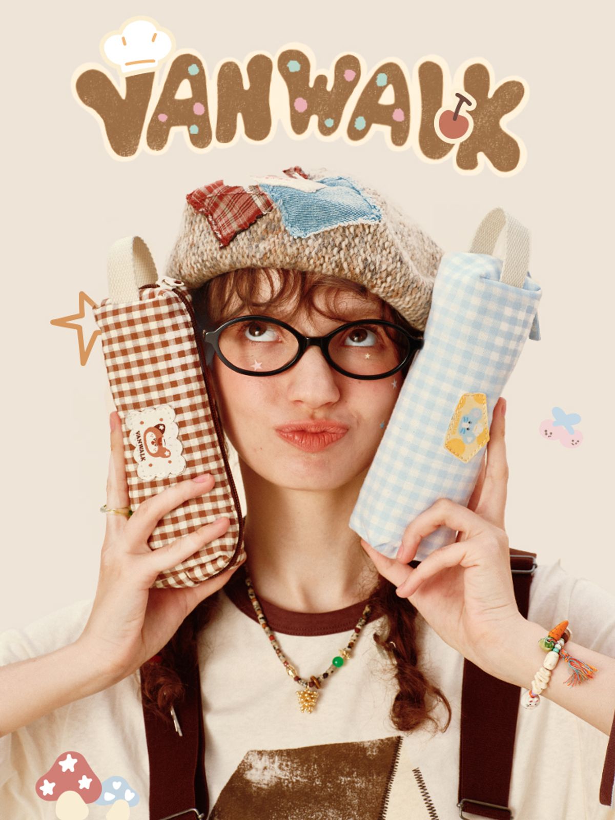 반워크(VANWALK) 반워크 땡땡이 필통