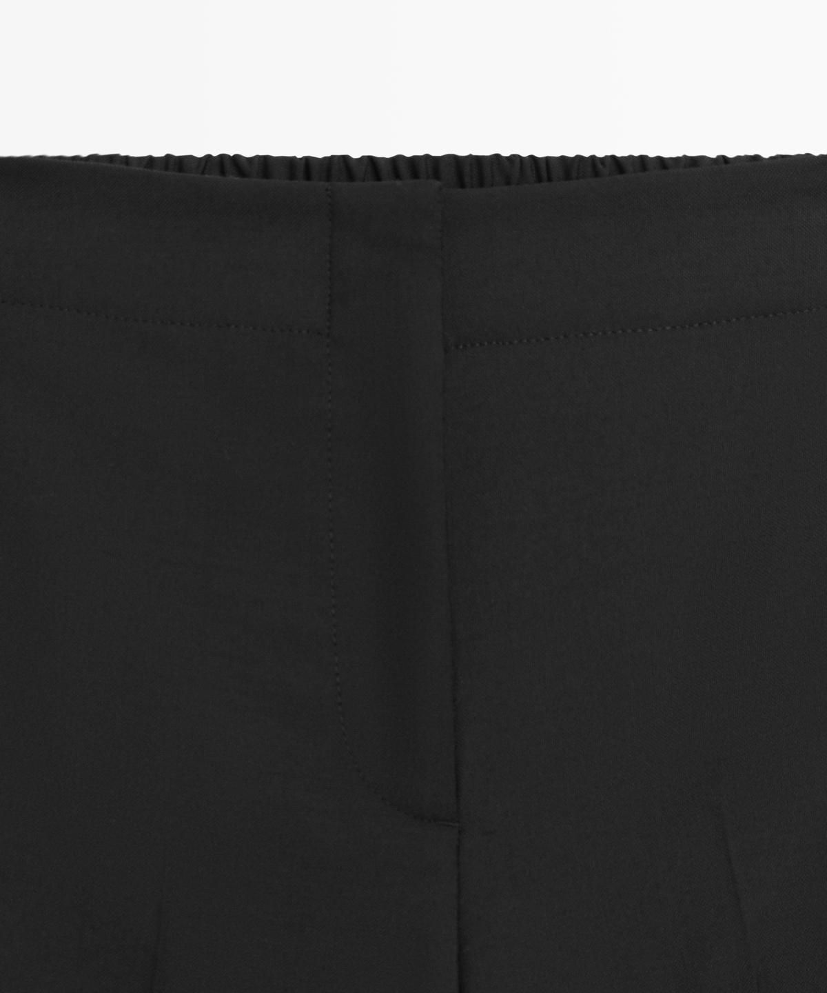 마시모두띠(MASSIMO DUTTI) 울 크롭 와이드 레그 팬츠