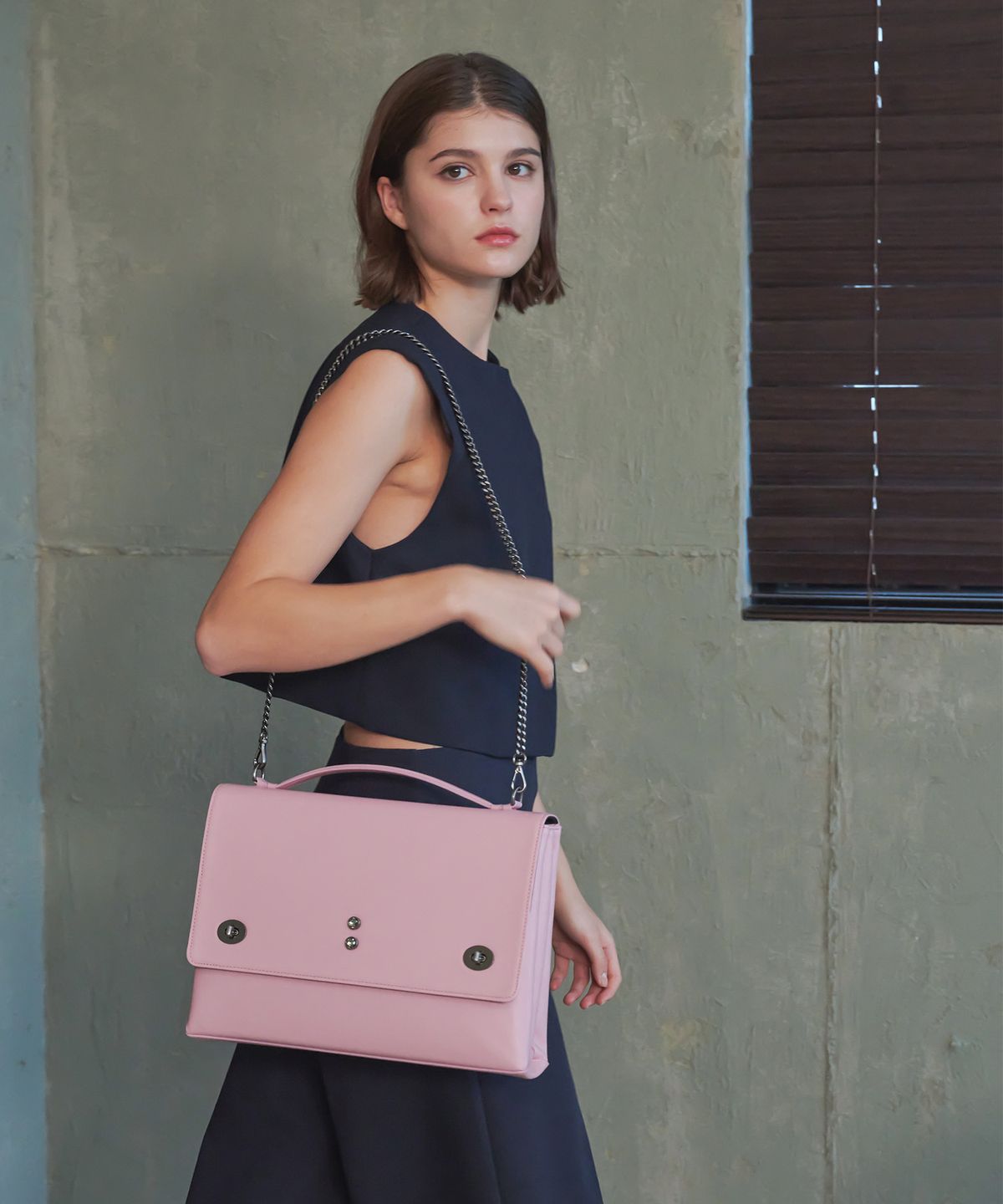 플라디코(PLAADICO) plaadico_s Satchel, Vintage Pink