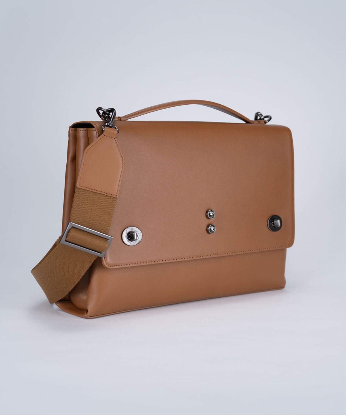 플라디코(PLAADICO) plaadico_s Satchel, Caramel Tan