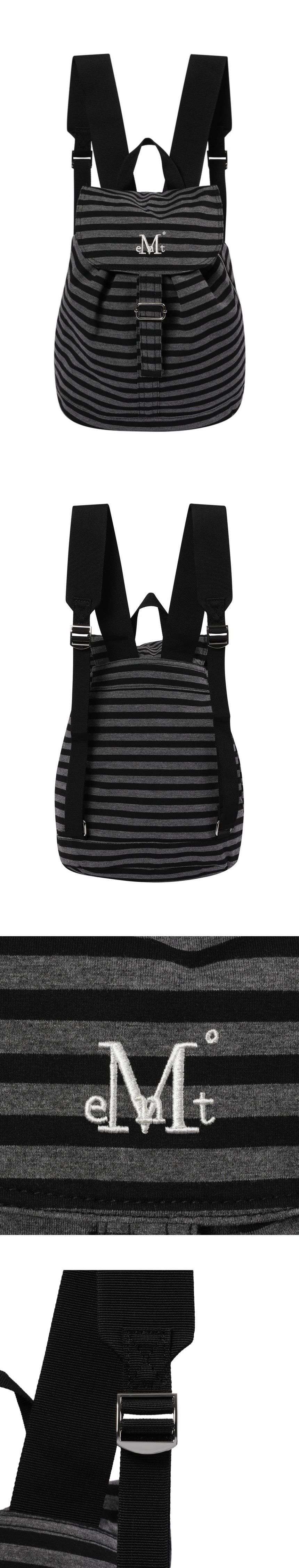 MUSINSA公式 | MUCENT ミュートストライプミニバックパック 男女共用