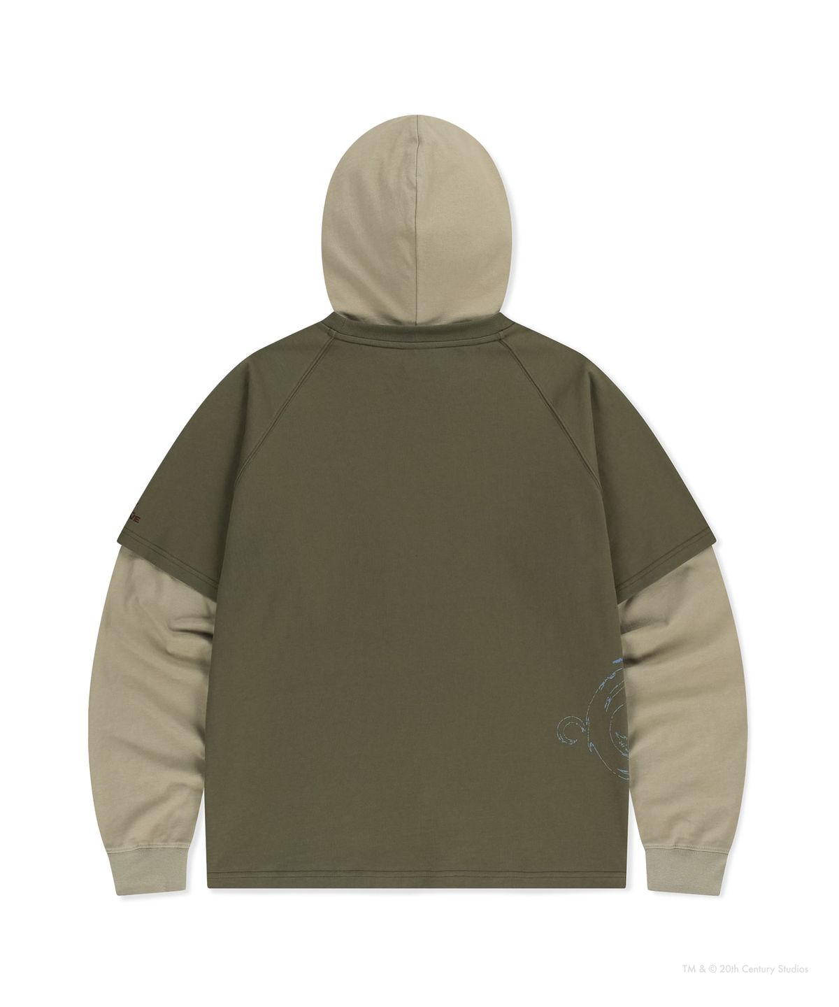 썬러브투어(SUNLOVETOUR) [AVATAR] Hooded LS Tee Khaki