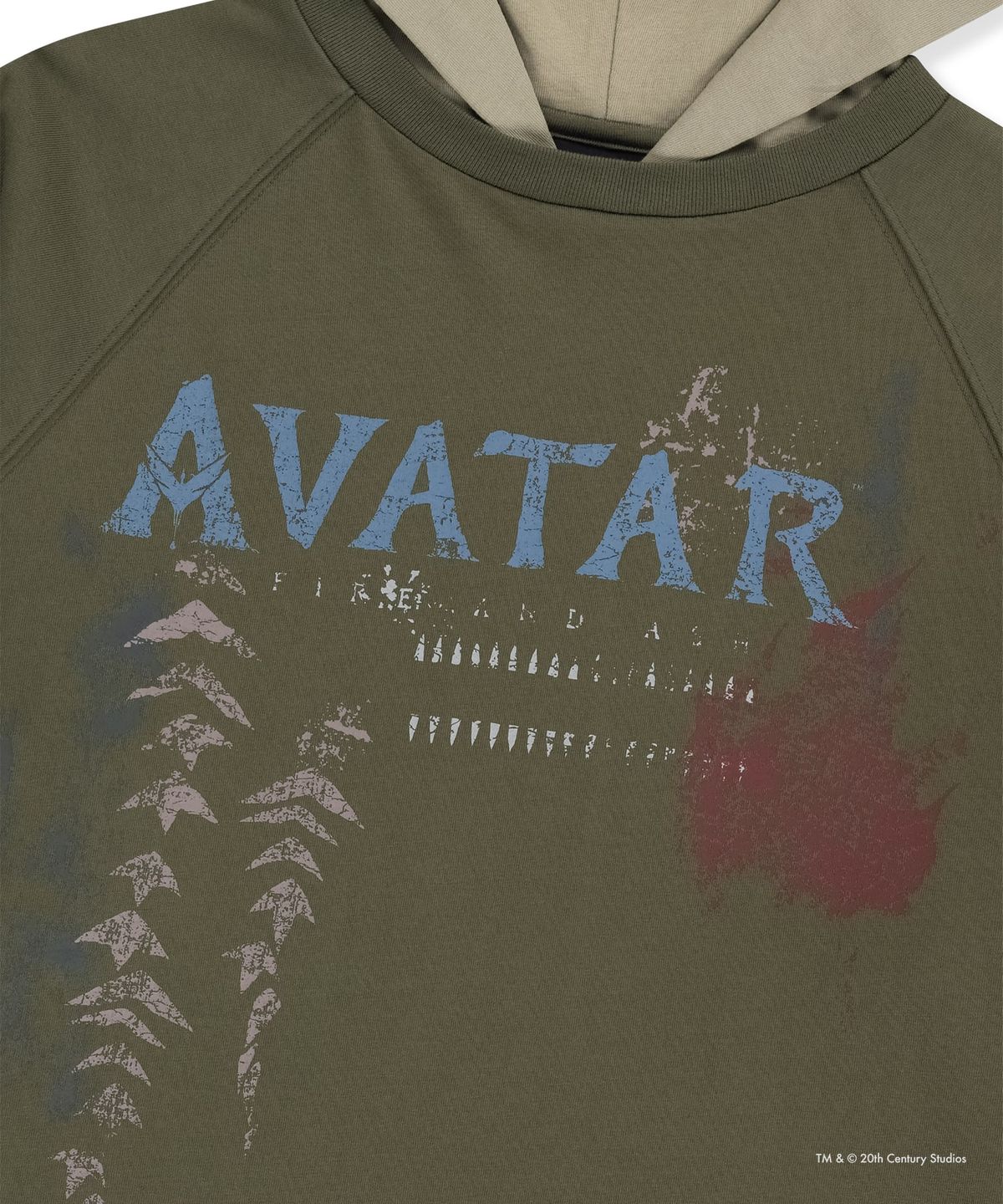 썬러브투어(SUNLOVETOUR) [AVATAR] Hooded LS Tee Khaki