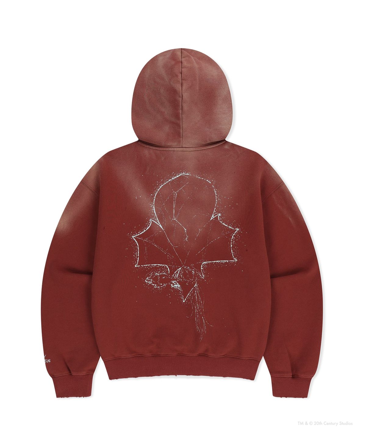 썬러브투어(SUNLOVETOUR) [AVATAR] Faded Hoodie Red