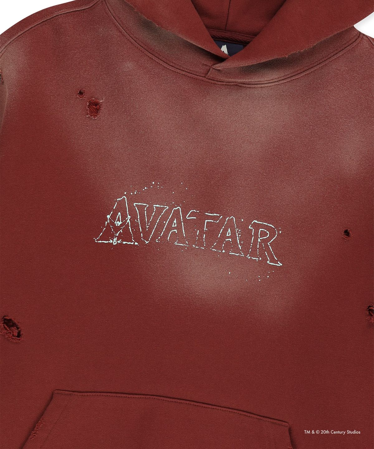 썬러브투어(SUNLOVETOUR) [AVATAR] Faded Hoodie Red