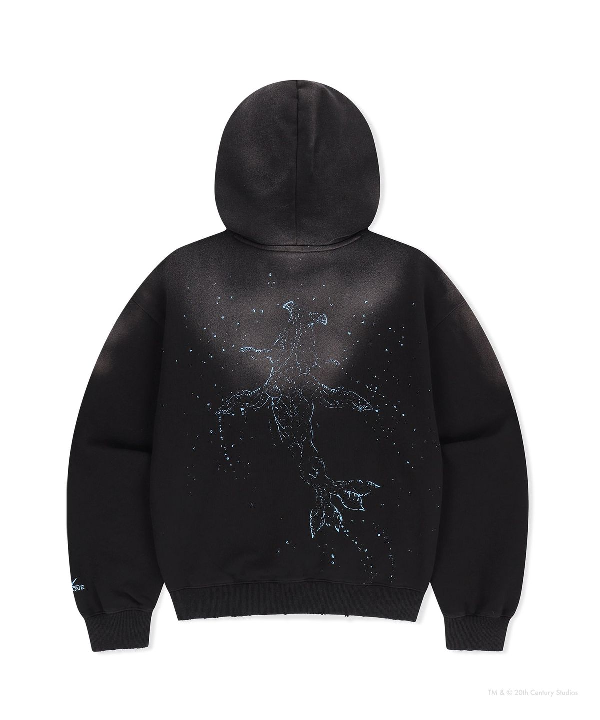 썬러브투어(SUNLOVETOUR) [AVATAR] Faded Hoodie Black