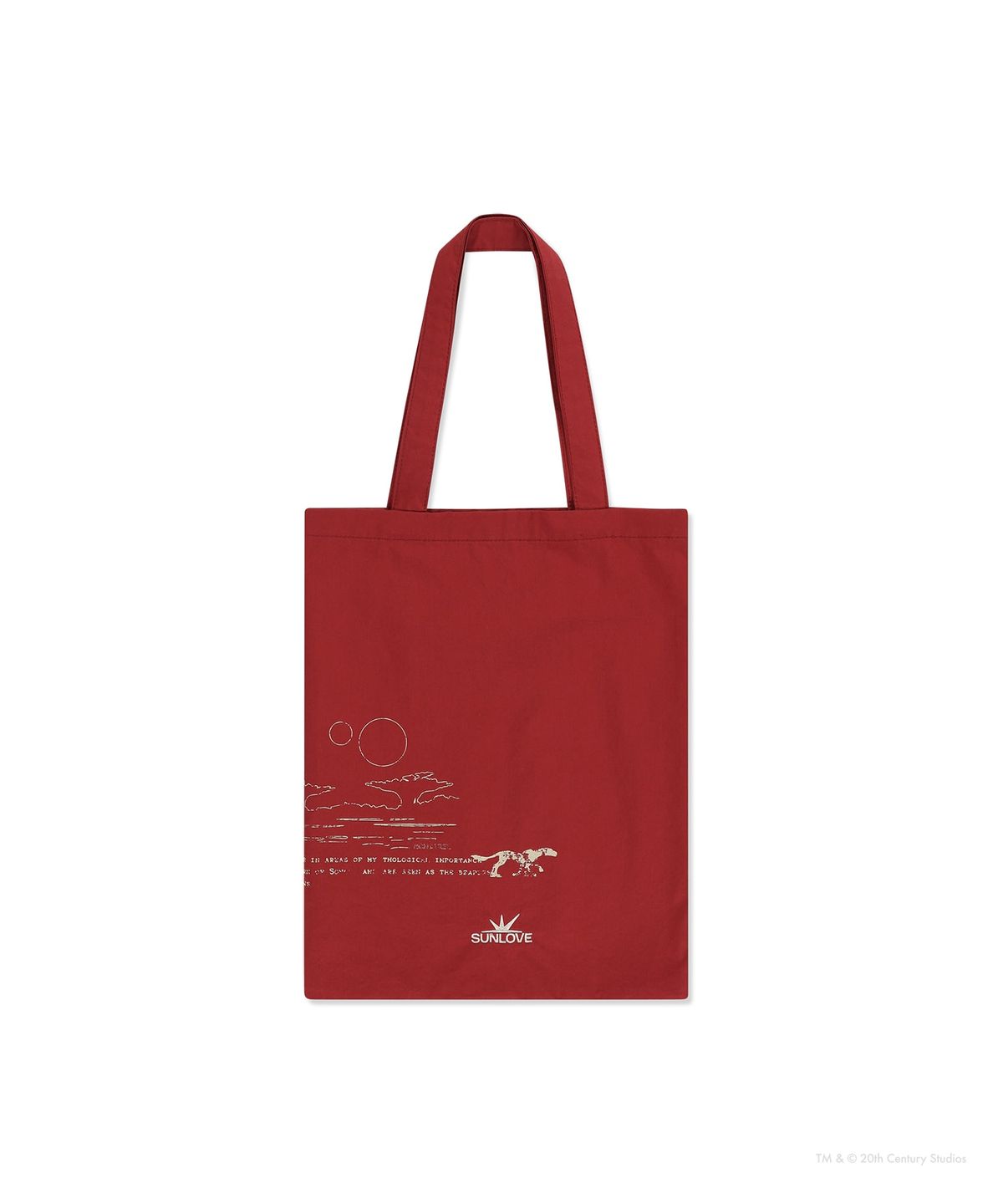 썬러브투어(SUNLOVETOUR) [AVATAR] Tote Bag Red