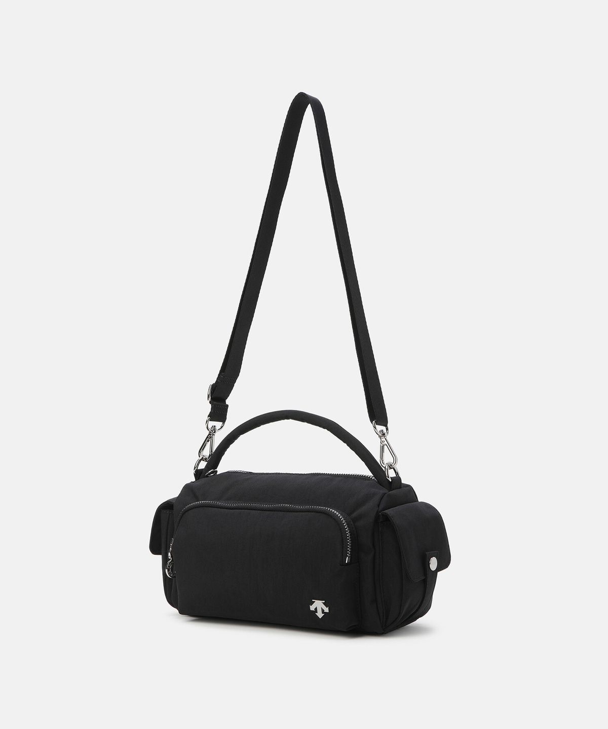 데상트(DESCENTE) 우먼스 스몰 2WAY 실린더백 블랙 SR122UBG14