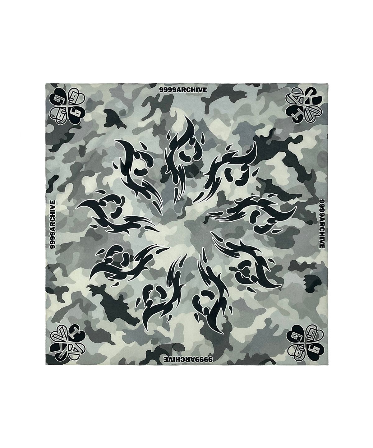9999아카이브(9999ARCHIVE) Archive Flame Camo Scarf