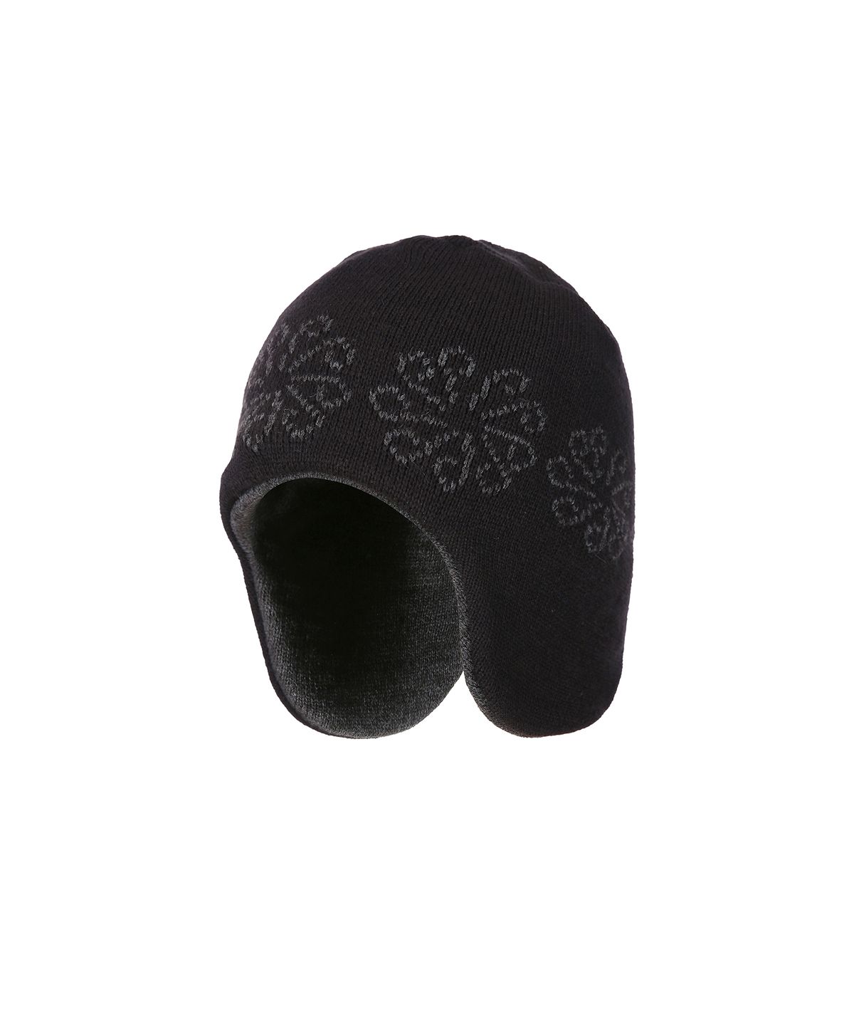 9999아카이브(9999ARCHIVE) Linking Flower Jacquard Earmuffs