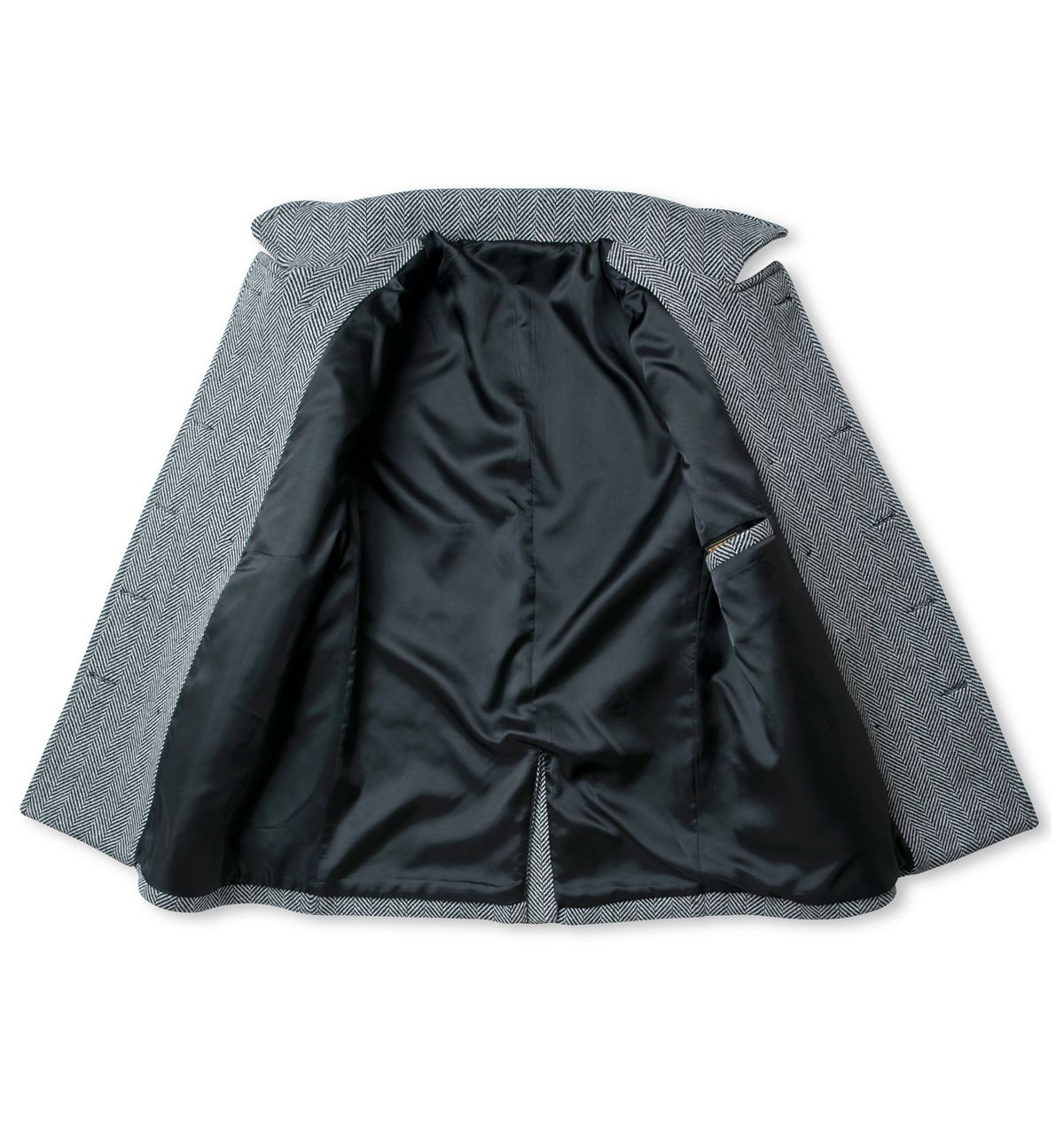 블랙피피(BLACKPP) BLACK PP OG Pea Coat Herringbone