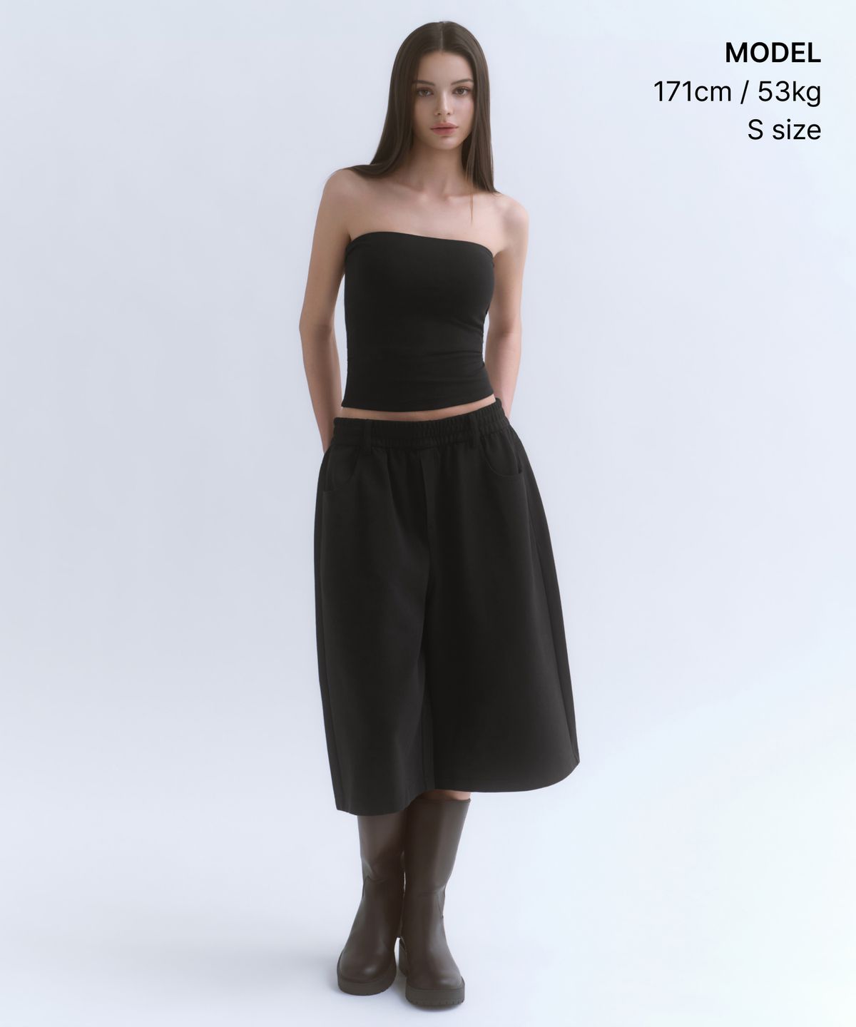 무신사 스탠다드 우먼(MUSINSA STANDARD WOMAN) 우먼즈 슬림 튜브 탑 [블랙]
