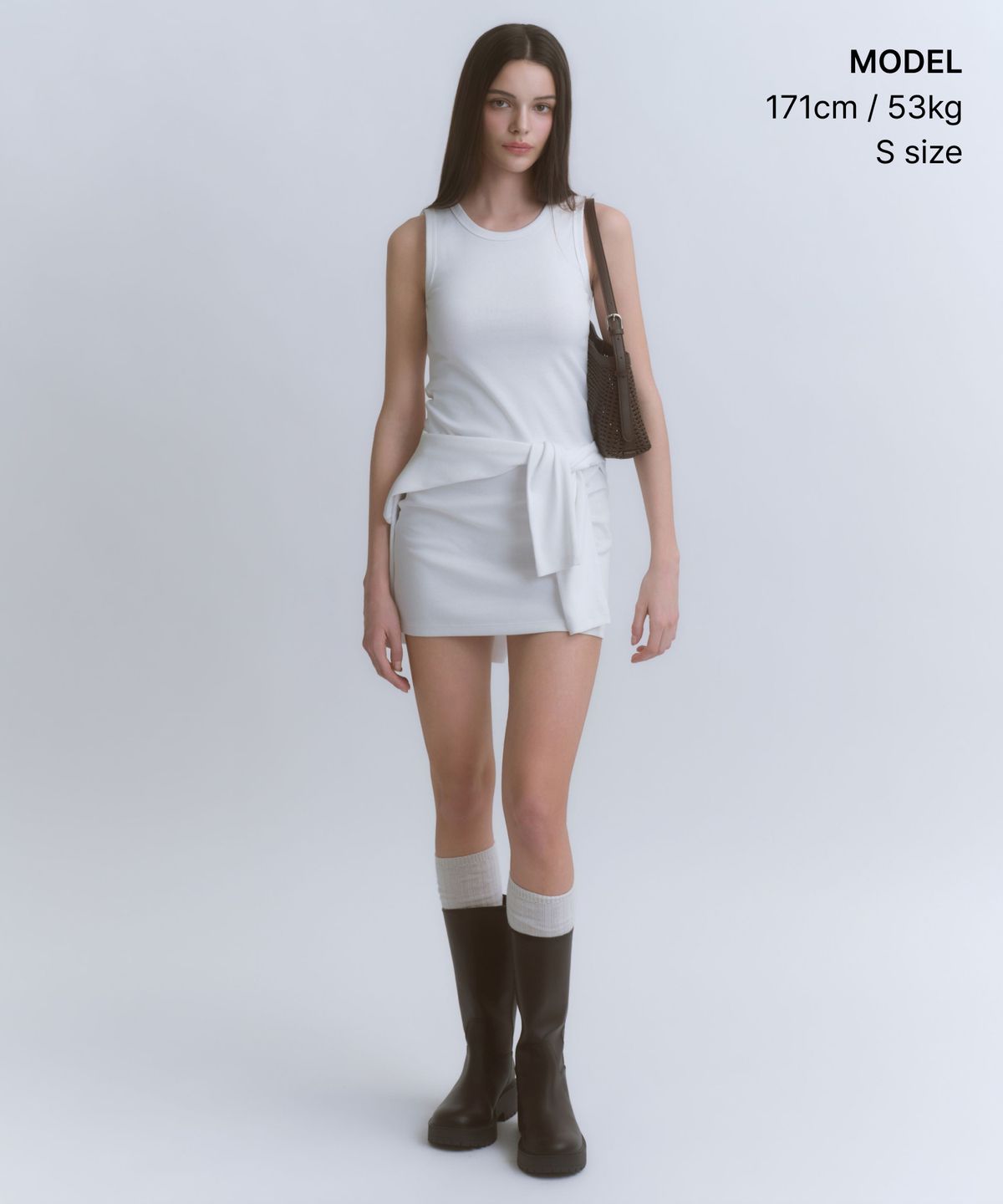 무신사 스탠다드 우먼(MUSINSA STANDARD WOMAN) 우먼즈 탱크 드레스 [화이트]