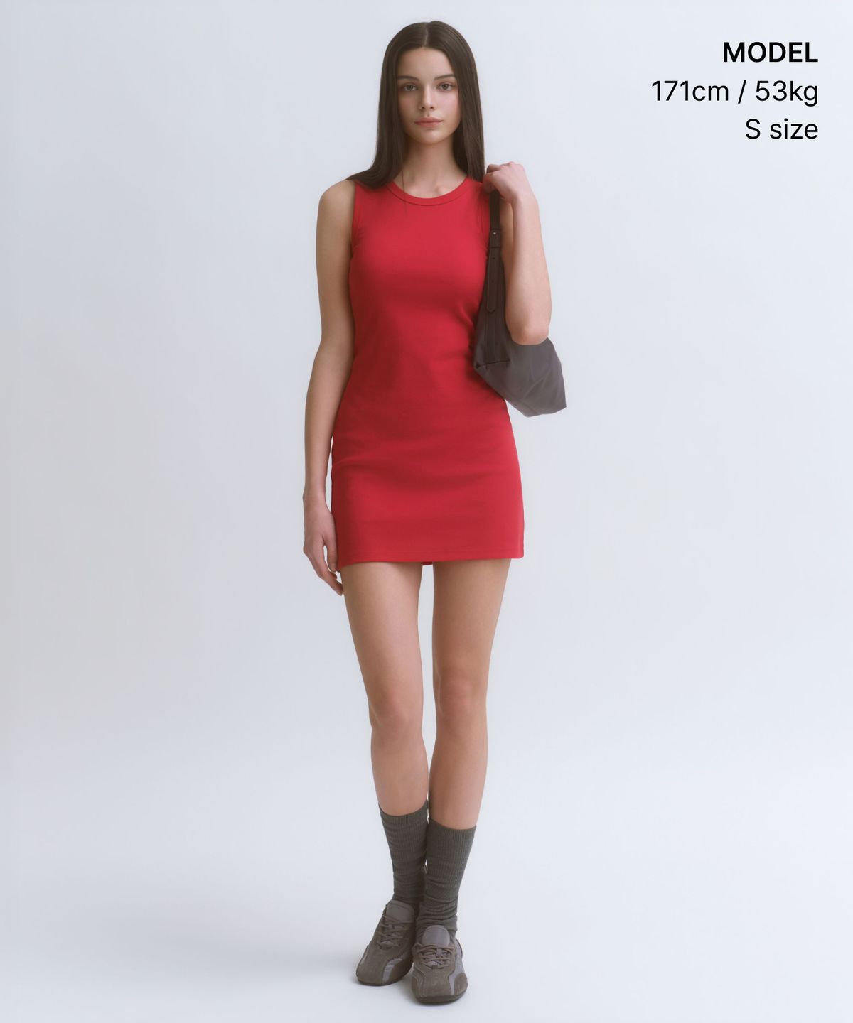 무신사 스탠다드 우먼(MUSINSA STANDARD WOMAN) 우먼즈 탱크 드레스 [레드]