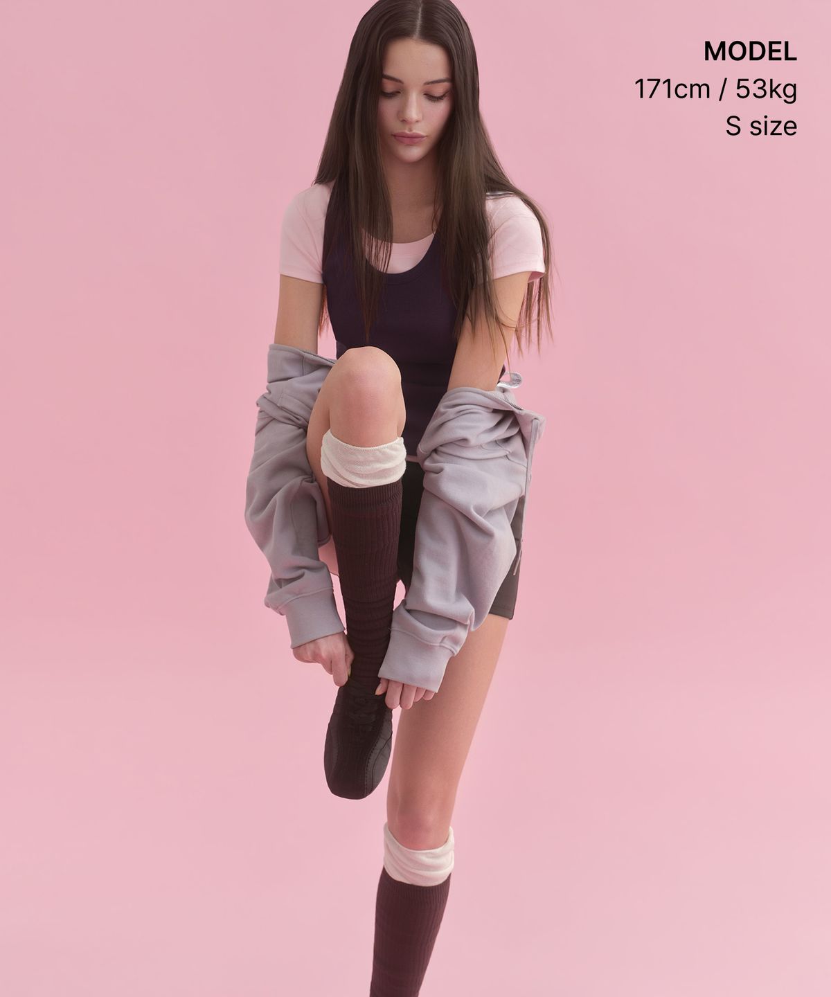무신사 스탠다드 우먼(MUSINSA STANDARD WOMAN) 우먼즈 슬림 홀터 탑 [다크 브라운]
