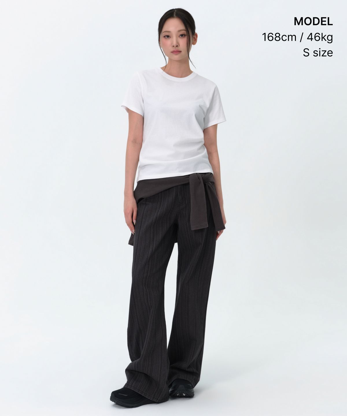 무신사 스탠다드 우먼(MUSINSA STANDARD WOMAN) 우먼즈 플레인 크루 넥 티셔츠 [화이트]