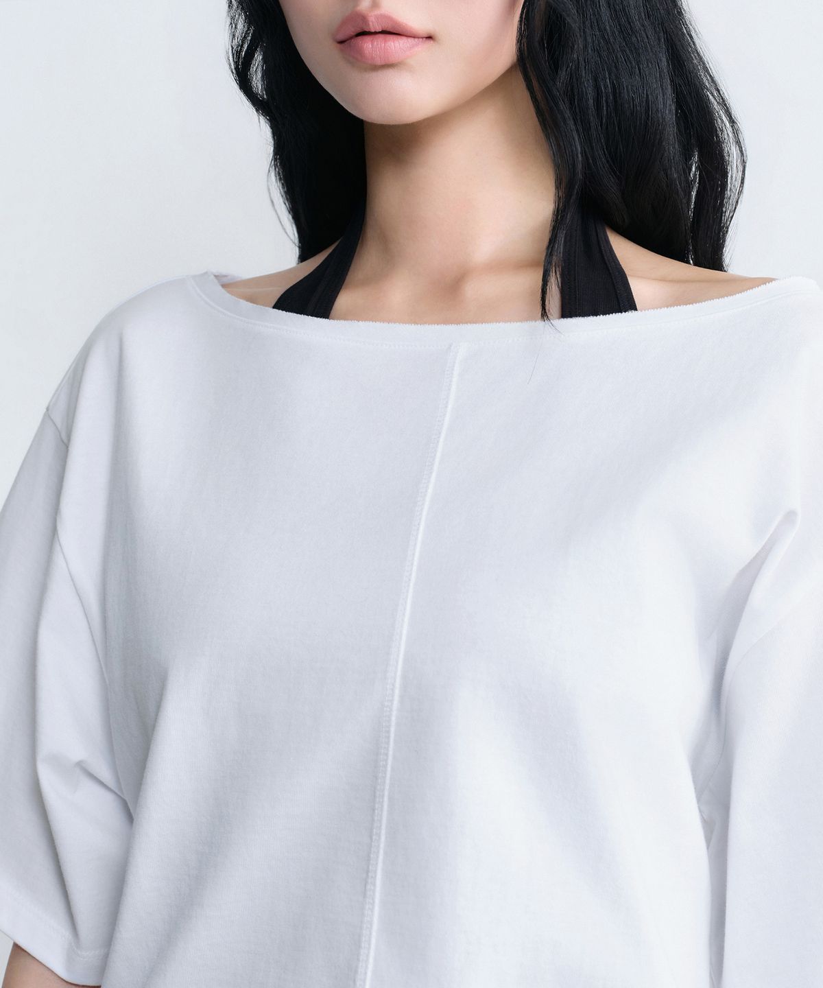 무신사 스탠다드 우먼(MUSINSA STANDARD WOMAN) 우먼즈 릴렉스드 오프숄더 티셔츠 [화이트]