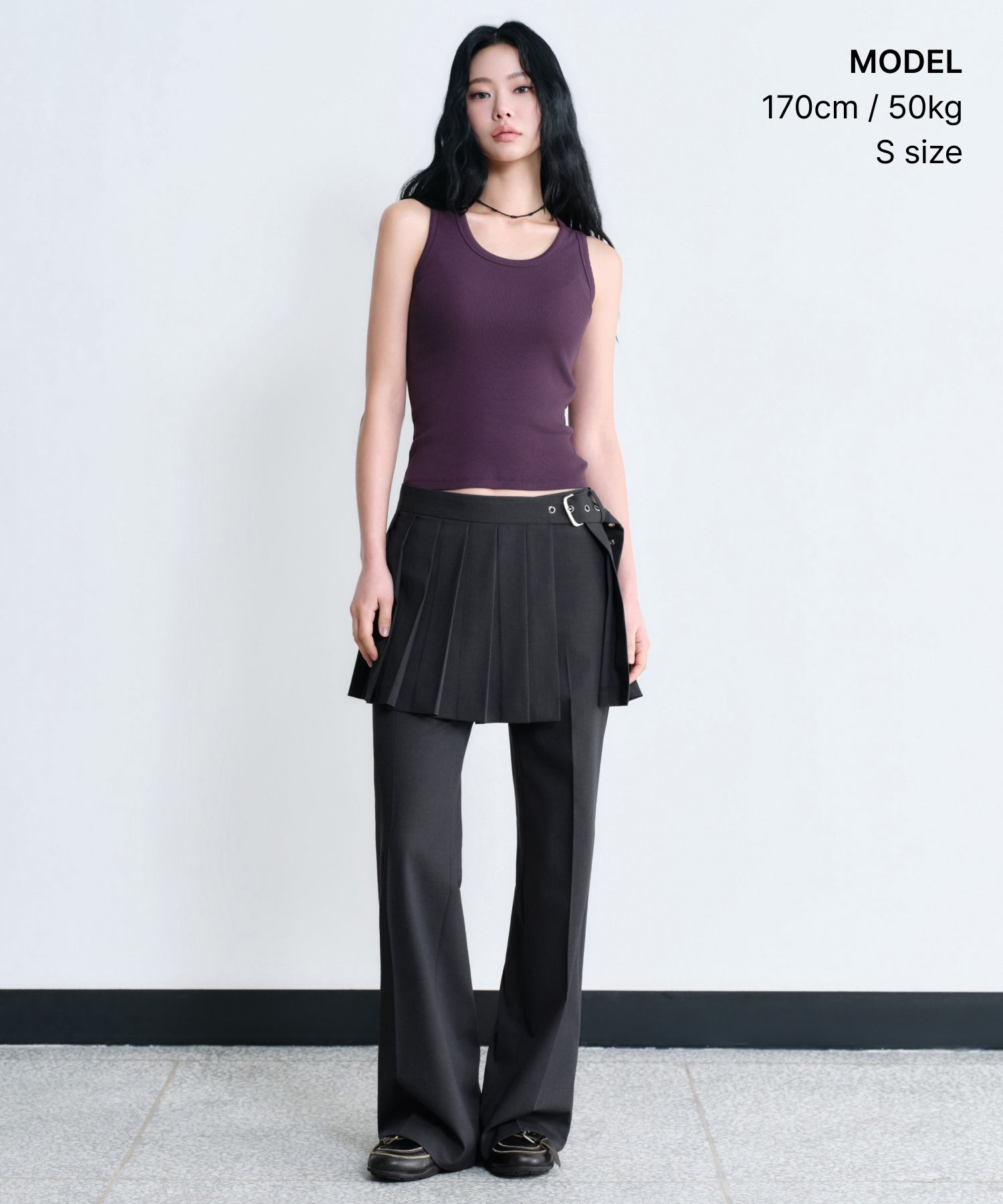 Womens Scoop Neck Tank Top [Plum] thumbnail 2