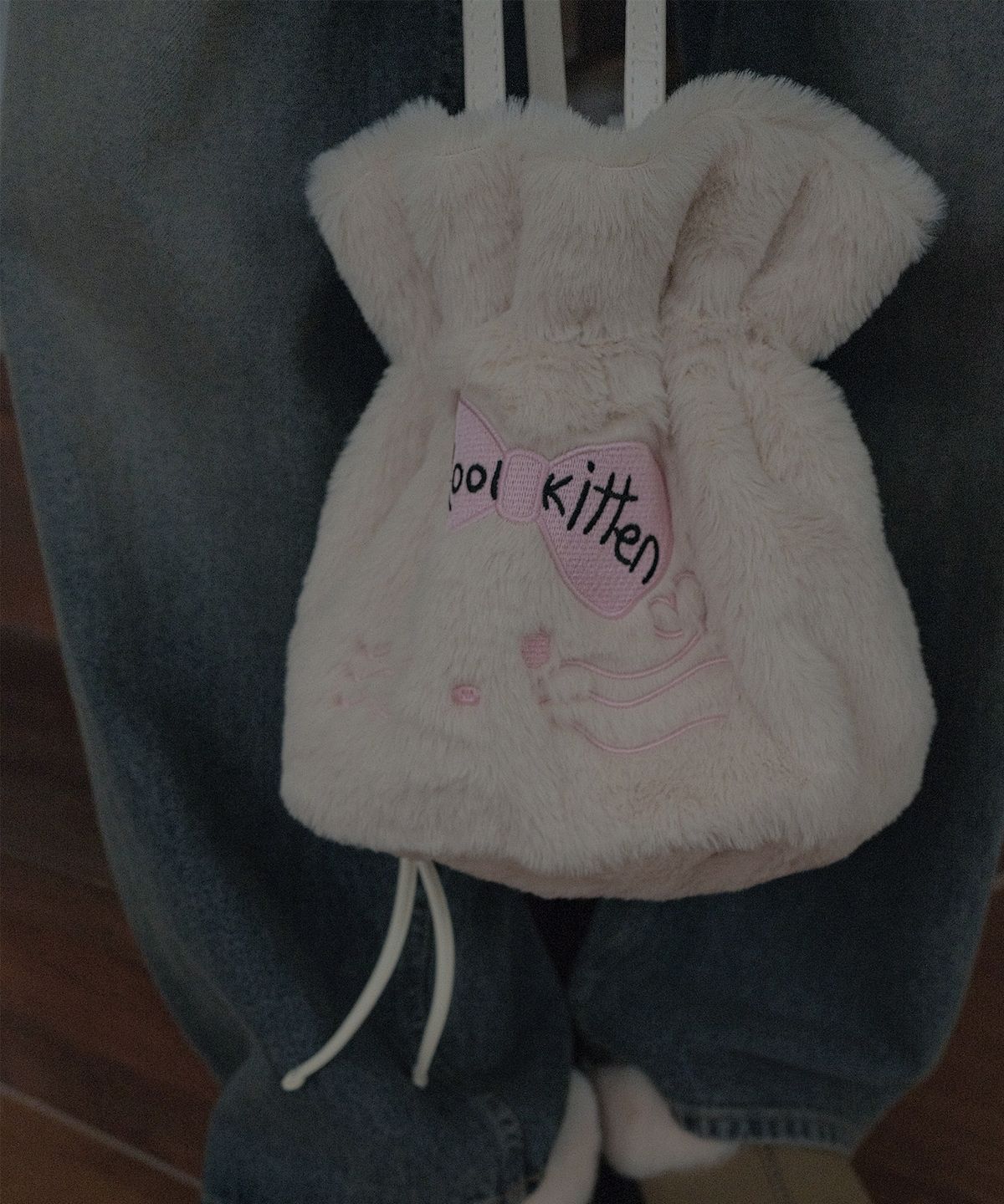 쿨키튼(KOOLKITTEN) Kitten Fluffy Bucket Bag