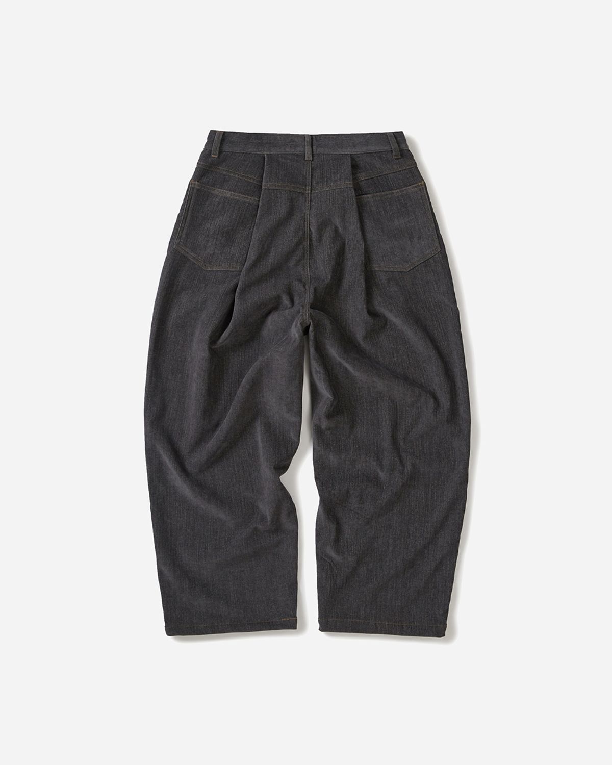 사일런트실러블(SILENTSYLLABLE) Fold back 4tuck pants / Charcoal