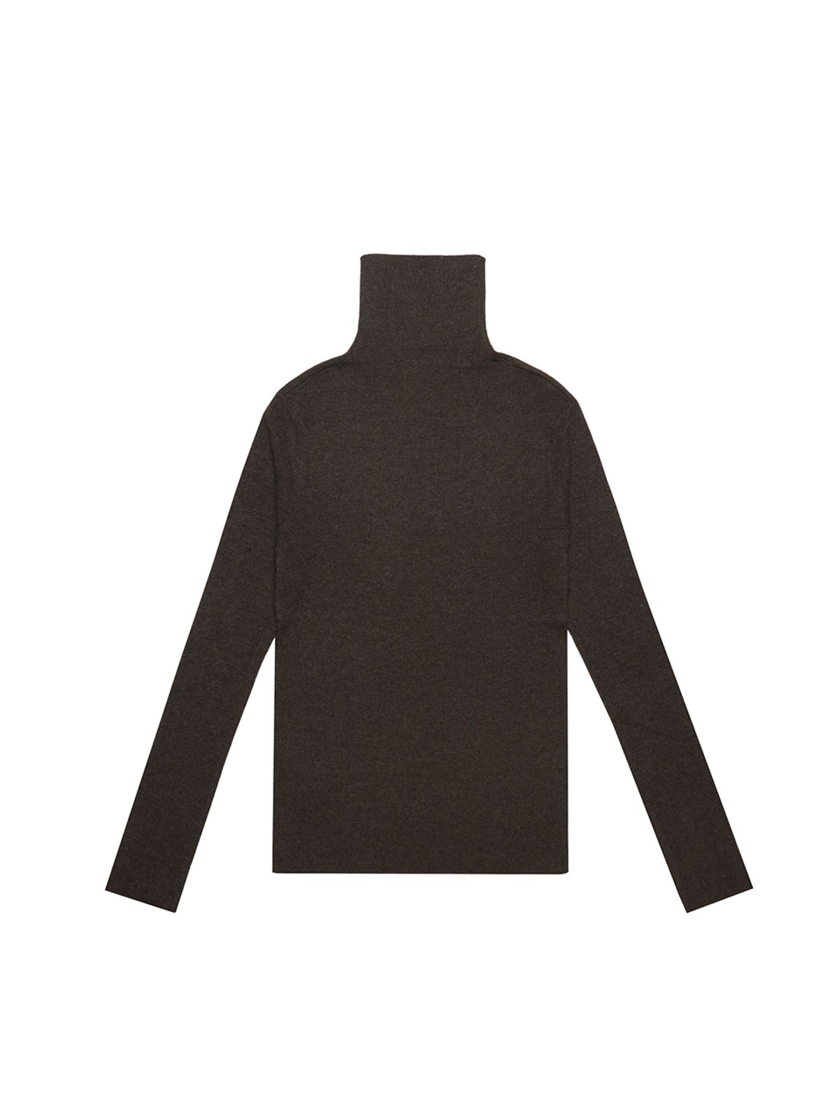 헌치(HUNCH) High Neck Ribbed Pullover (3color)