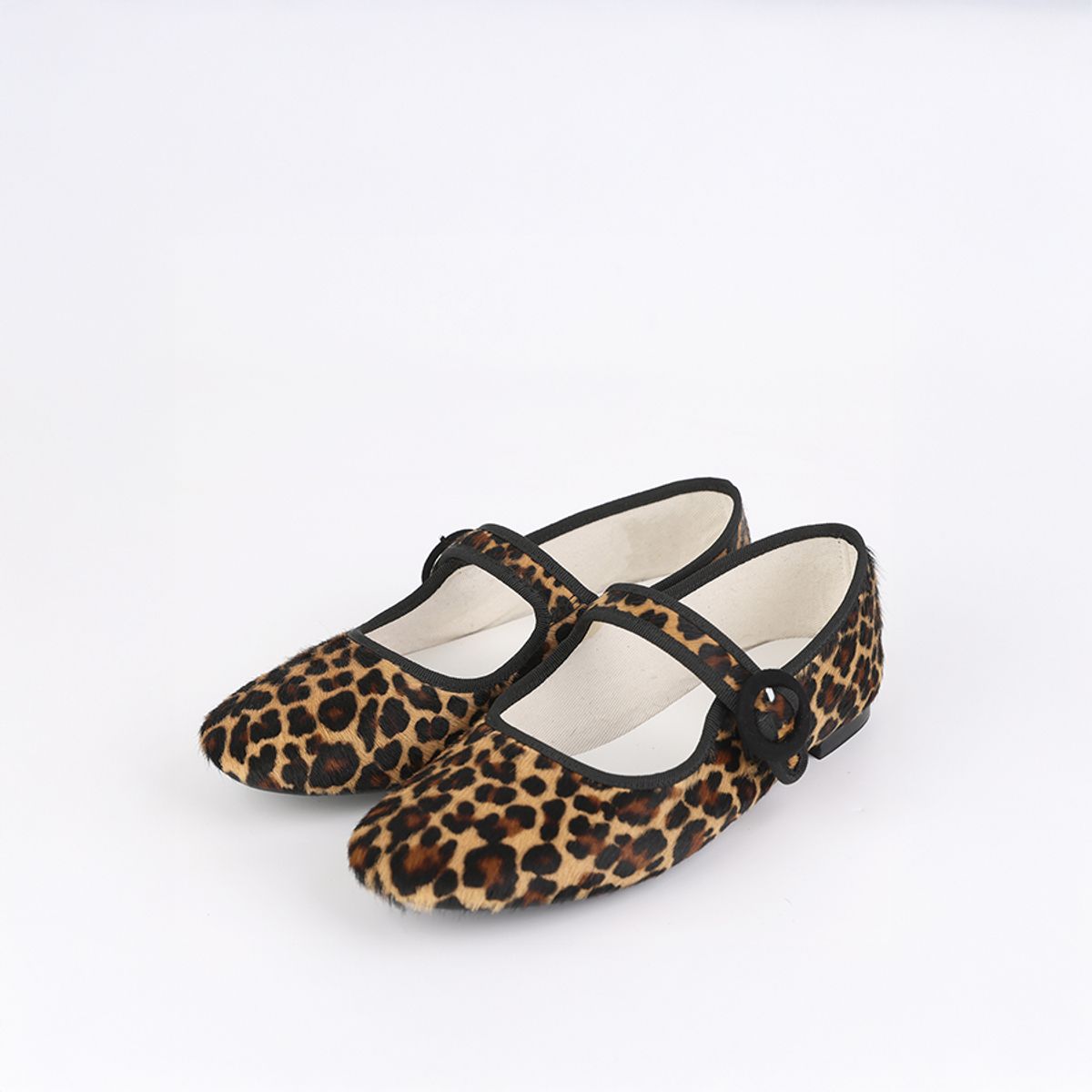 레페토(REPETTO) 플랫 조지아 곰므 (V4270PONY1479)
