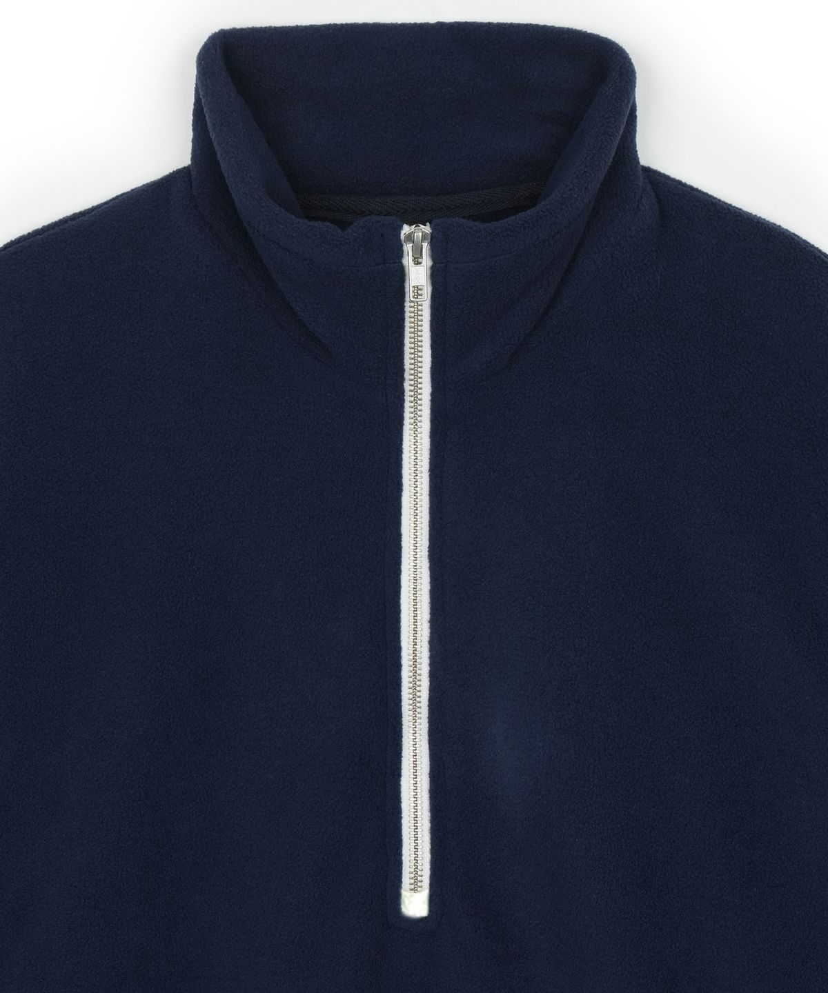 구보(GUVO) Fleece half-zip pullover, navy