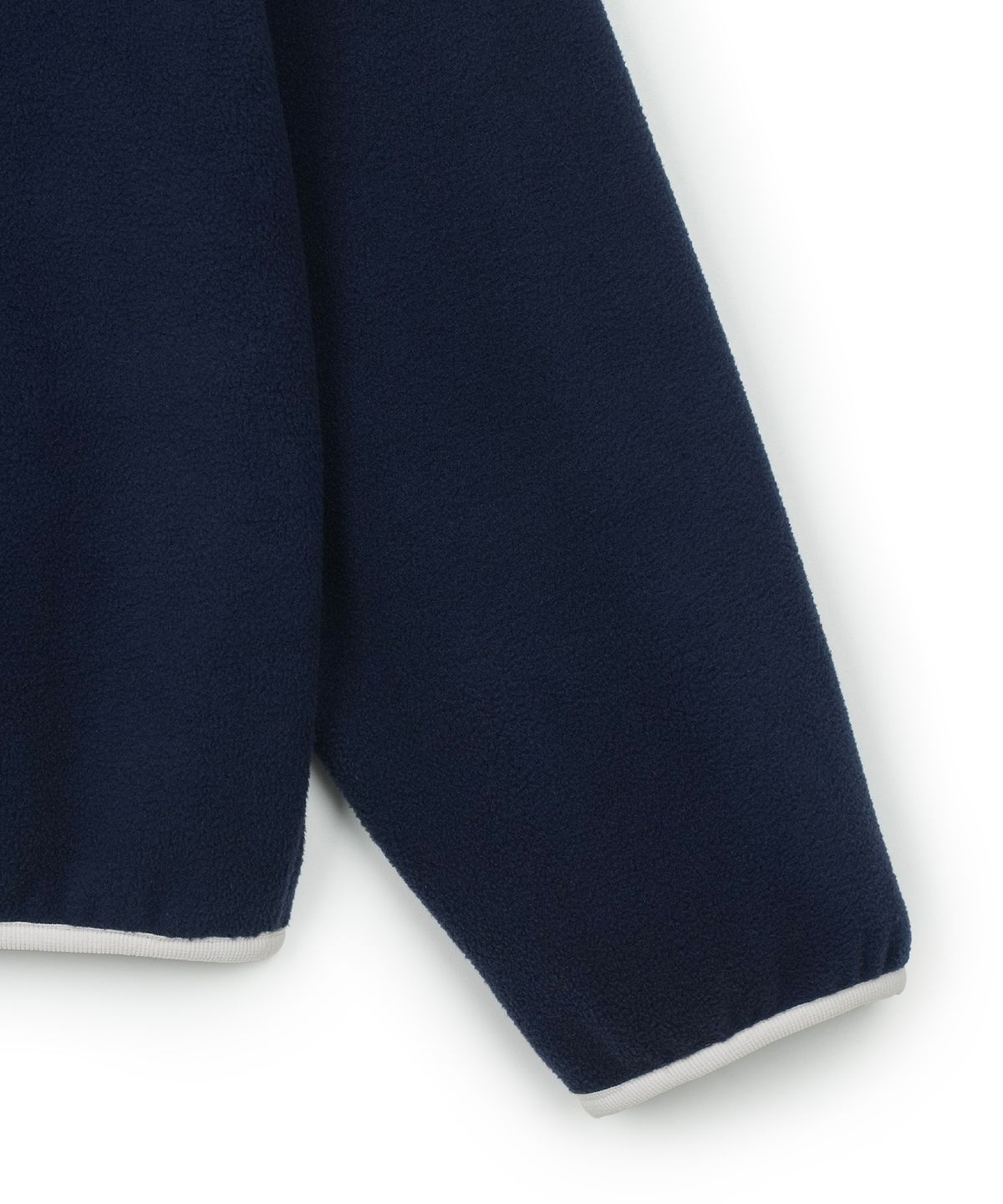 구보(GUVO) Fleece half-zip pullover, navy