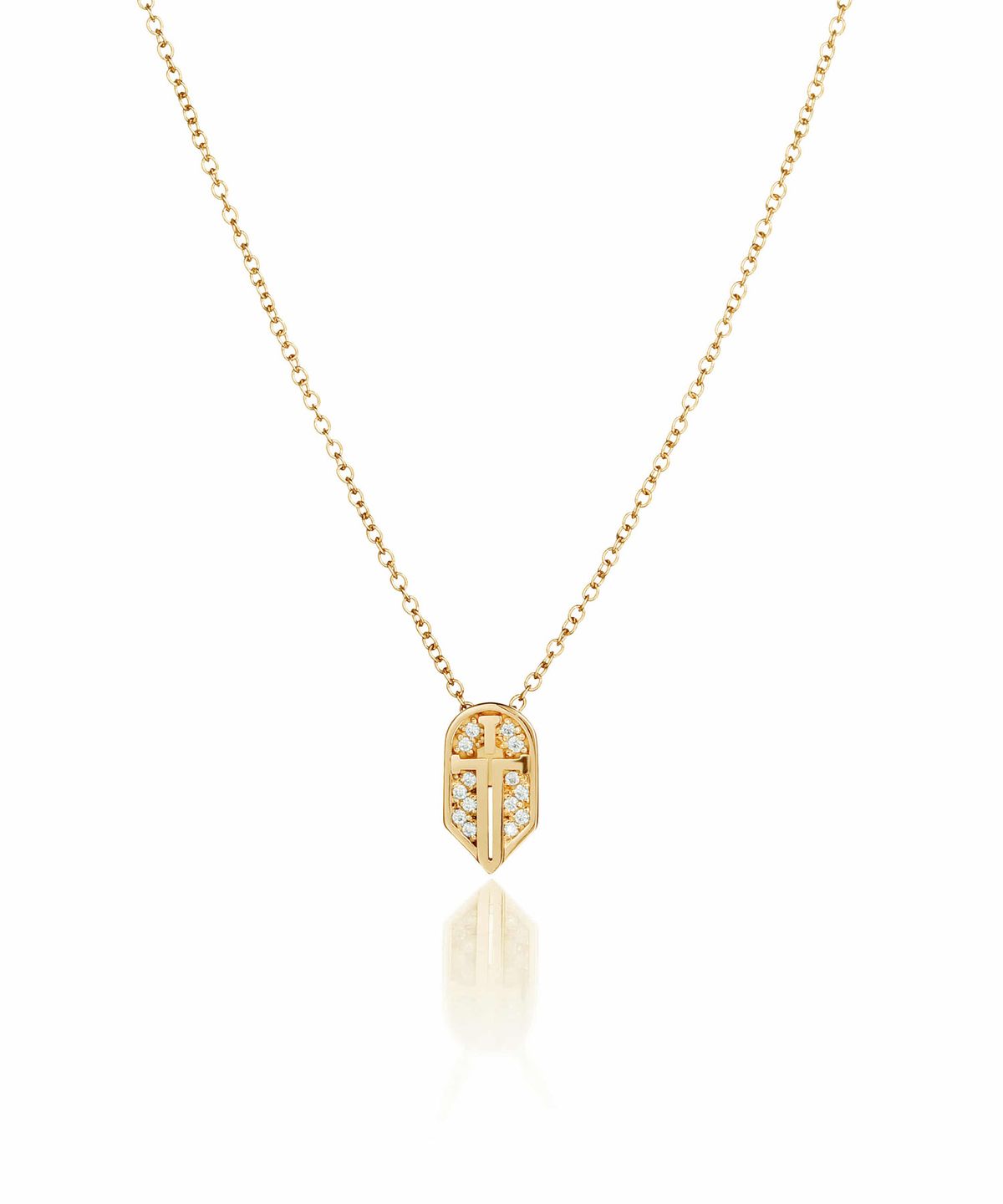 트렌카디즘(TRENCADISM) 티엠 목걸이 14K 골드 네크리스 TM_Necklace_TMN13SW