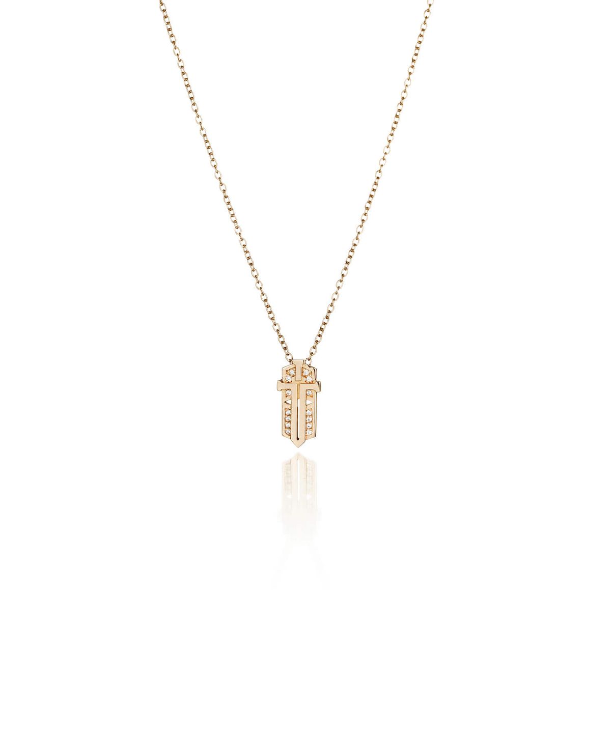 트렌카디즘(TRENCADISM) 티엠 목걸이  14K 골드  네크리스 TM_Necklace_TMN15SW
