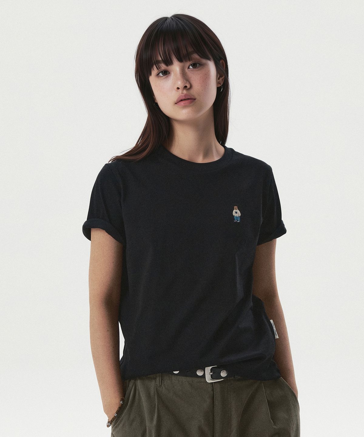 후아유(WHO.A.U) Steve Short Sleeve T-shirt(RegularFit)/WHRAG2321F