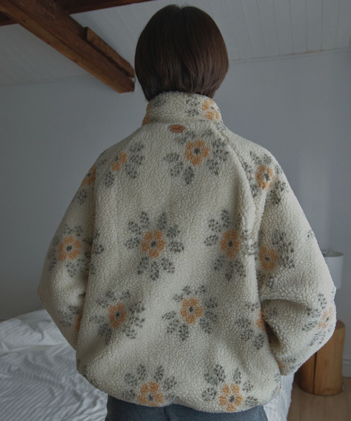 포에트서울(POETSEOUL) flower dumble jacket_ivory