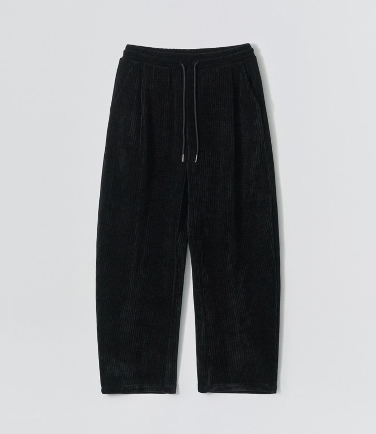 이지오(EZIO) Roy Velvet Banded Pants_Black