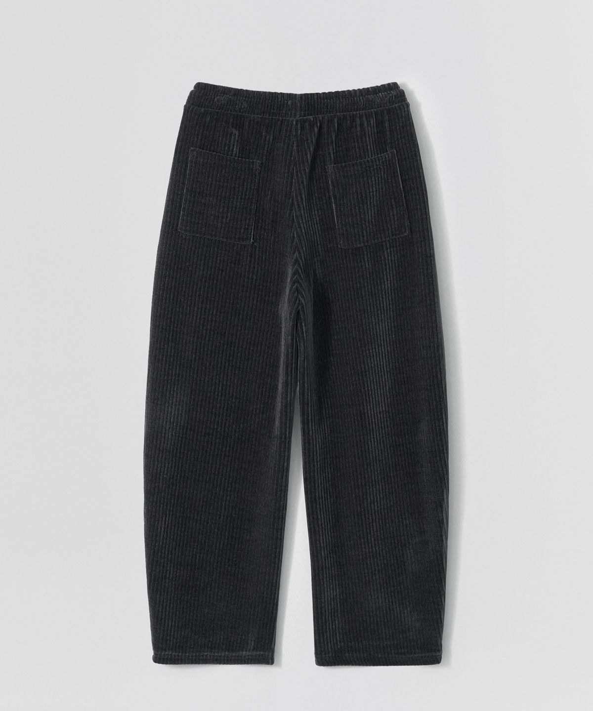 이지오(EZIO) Roy Velvet Banded Pants_Charcoal