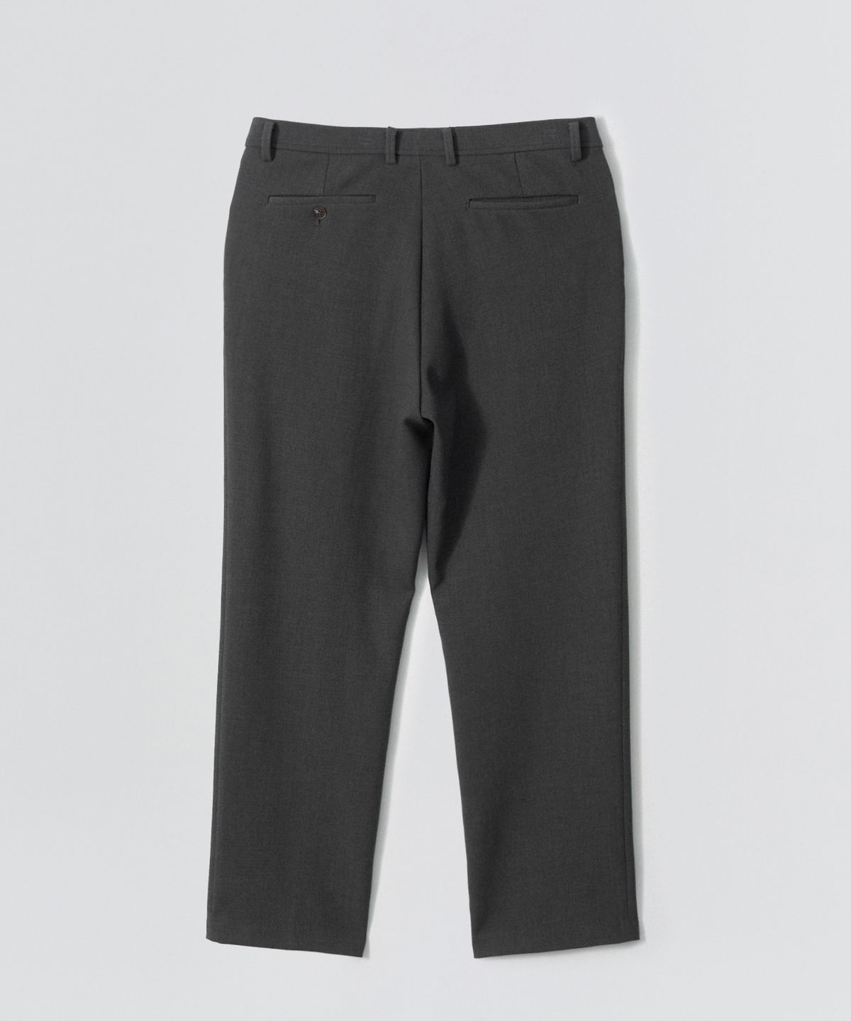 이지오(EZIO) Hidden Banding Semi-Wide Pants_Charcoal