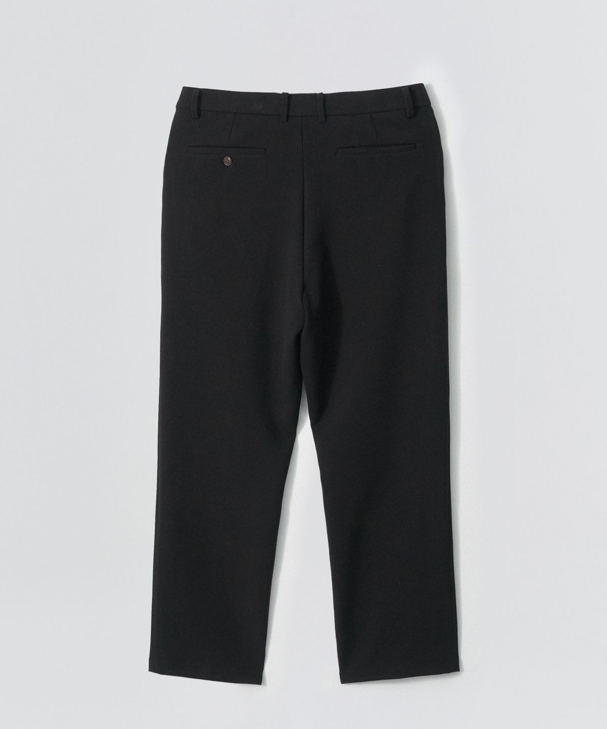이지오(EZIO) Hidden Banding Semi-Wide Pants_Black