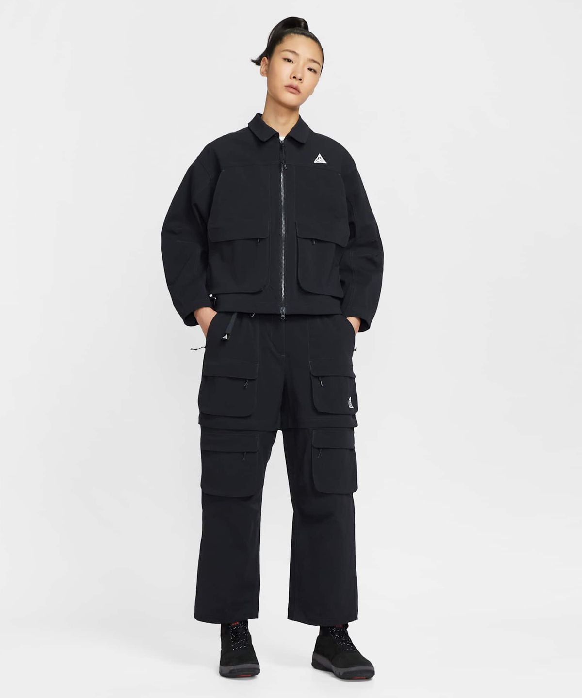 나이키(NIKE) ACG 스미스 서밋 자외선 차단 재킷 W - 블랙:앤트러사이트:서밋 화이트 / HV0584-010