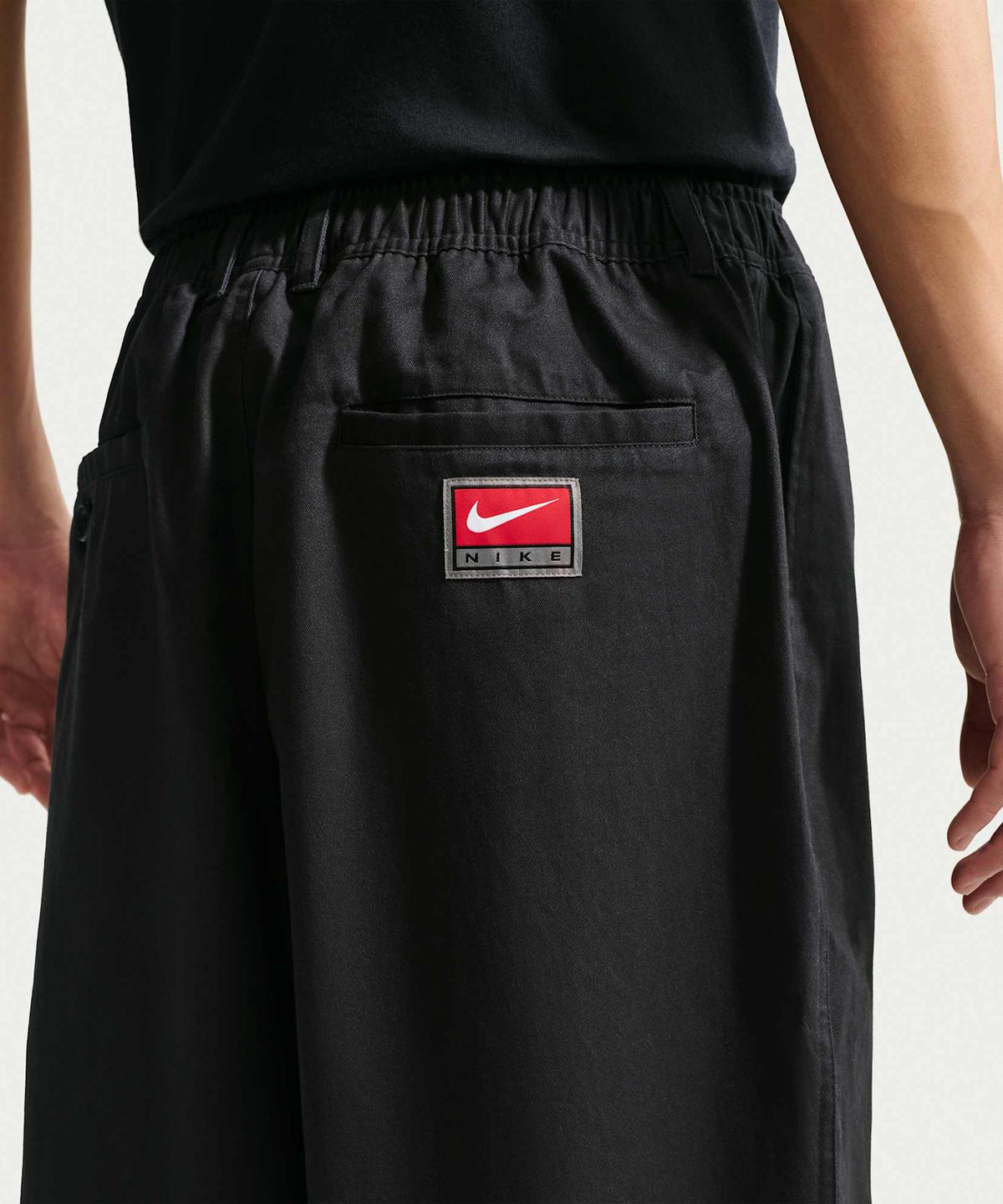 나이키(NIKE) 라이프 와이드 레그 팬츠 M - 블랙:화이트 / II0520-010