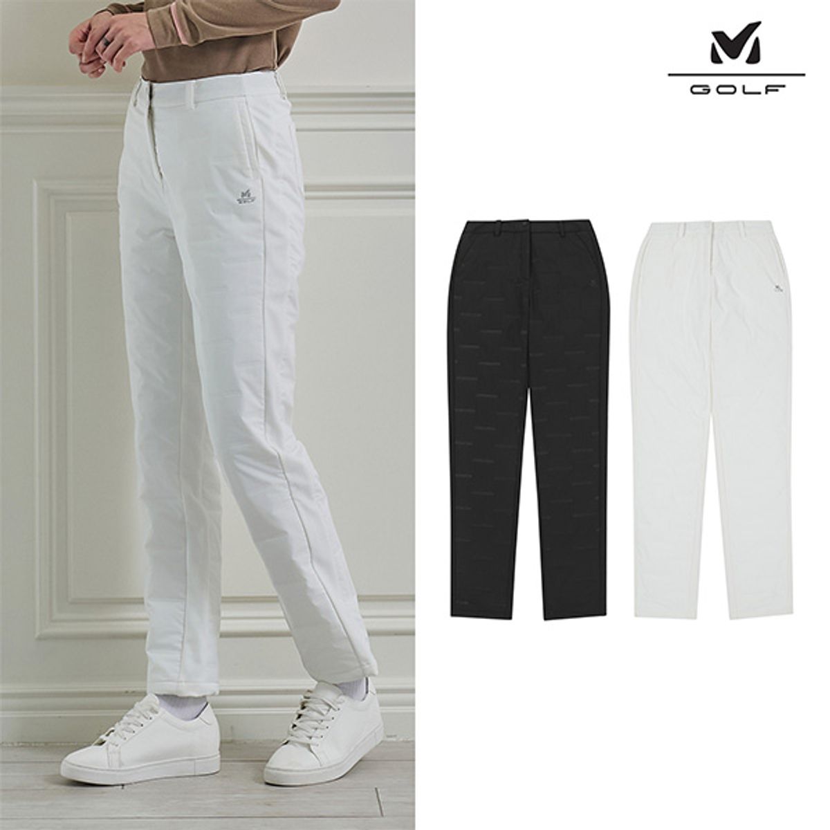 밀레골프(MILLET GOLF) 무봉제 패딩팬츠 여성 2color