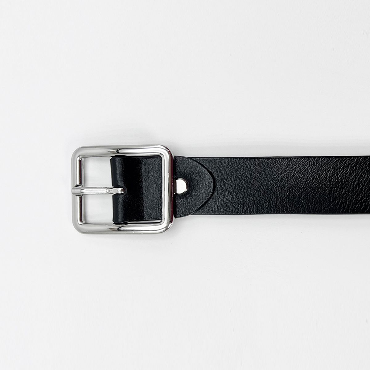 메종마스터(MAISON MASTER) glossy metal point belt 글로시 메탈 포인트 벨트 (ITALY LEATHER)