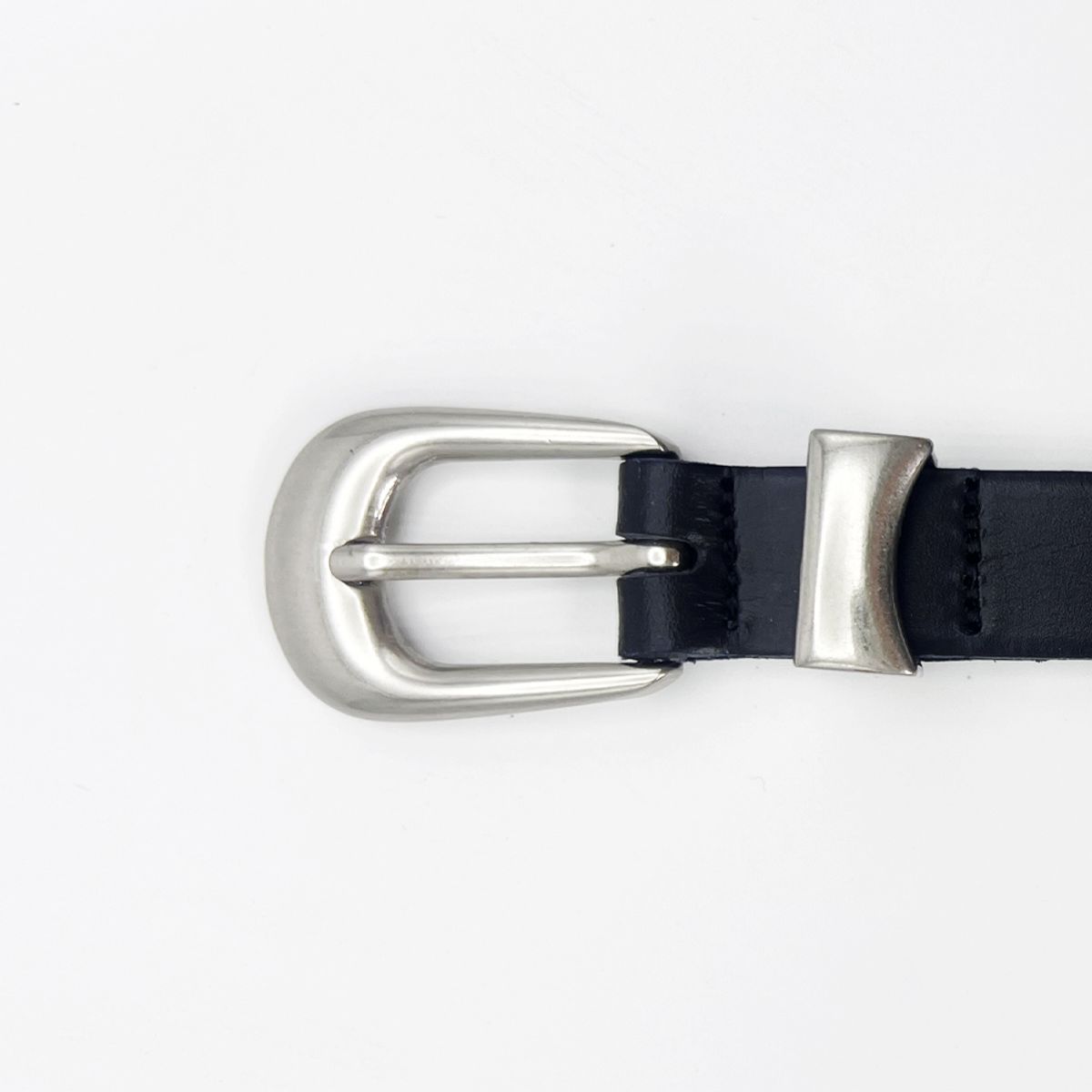 메종마스터(MAISON MASTER) minimal metal hardware belt  미니멀 메탈 하드웨어 벨트 (ITALY LEATHER)