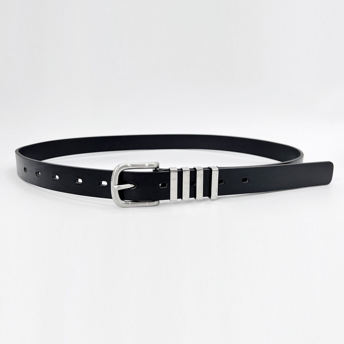 메종마스터(MAISON MASTER) triple bar metal keeper  트리플 바 키퍼 벨트 (ITALY LEATHER)