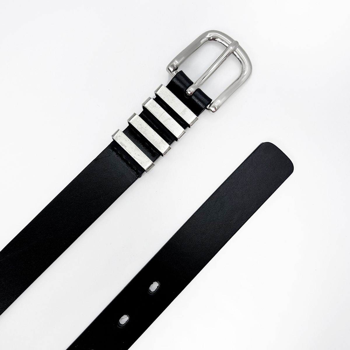 메종마스터(MAISON MASTER) triple bar metal keeper  트리플 바 키퍼 벨트 (ITALY LEATHER)