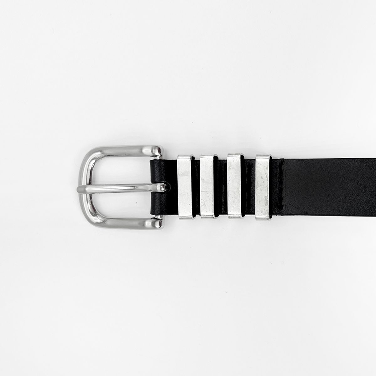 메종마스터(MAISON MASTER) triple bar metal keeper  트리플 바 키퍼 벨트 (ITALY LEATHER)