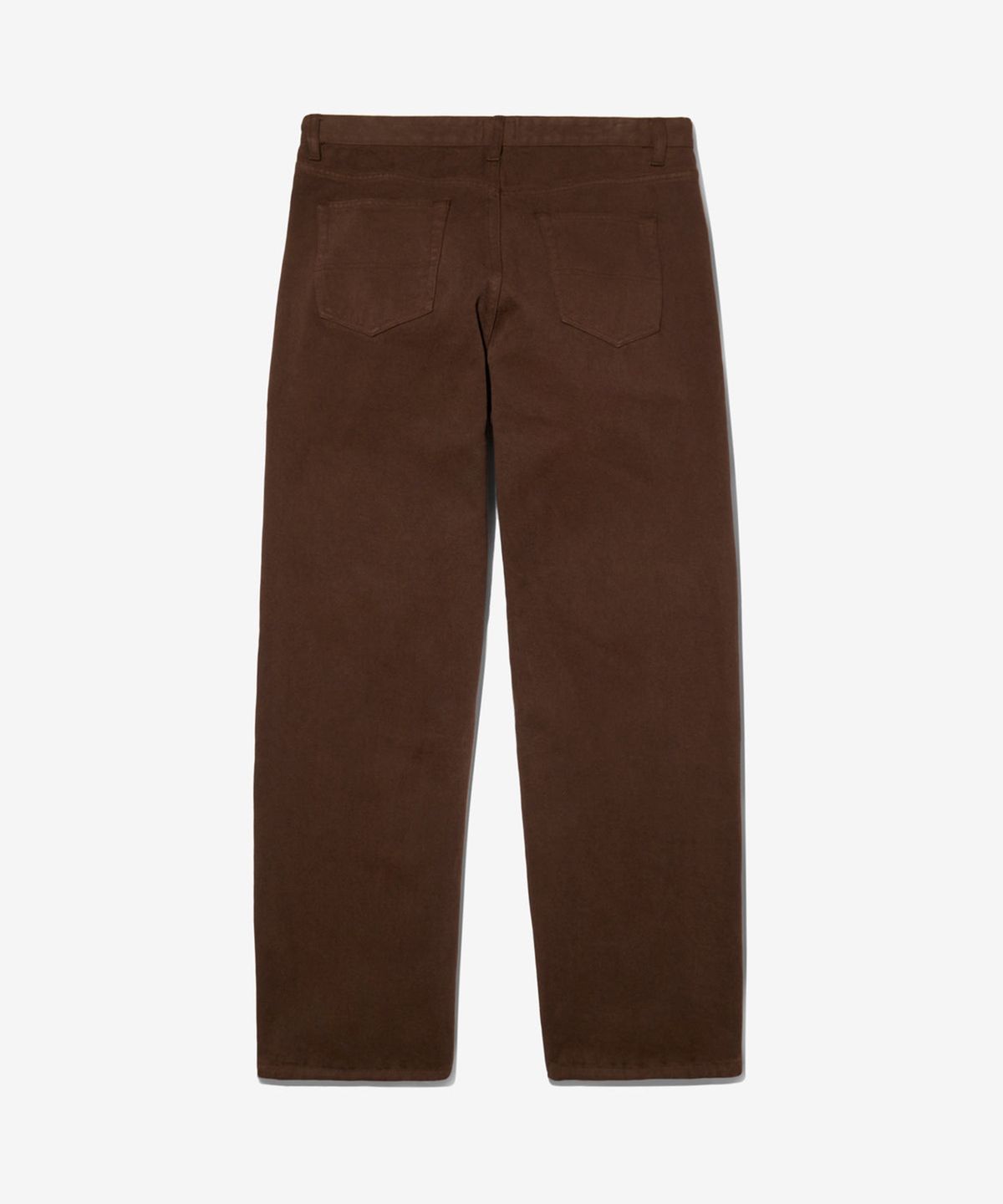 노아(NOAH) (U) 브러시드 플리츠 진 퍼지 BRUSHED PLEATED JEANS FUDGE