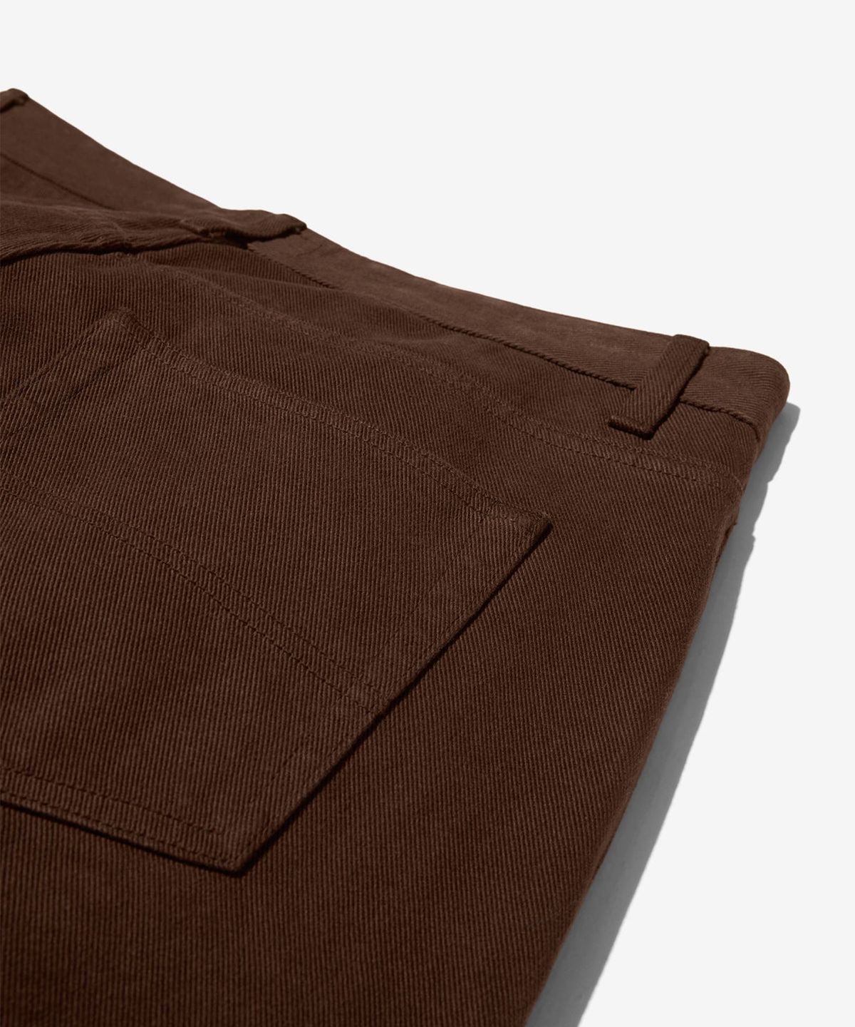 노아(NOAH) (U) 브러시드 플리츠 진 퍼지 BRUSHED PLEATED JEANS FUDGE