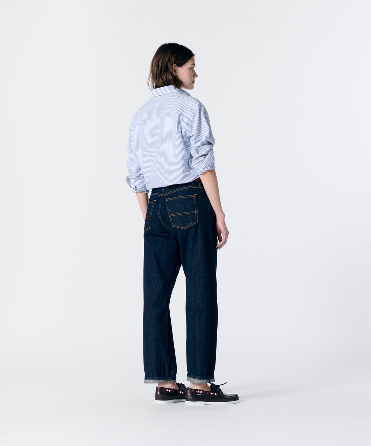 노아(NOAH) (U) 플리츠 진 인디고 PLEATED JEANS INDIGO